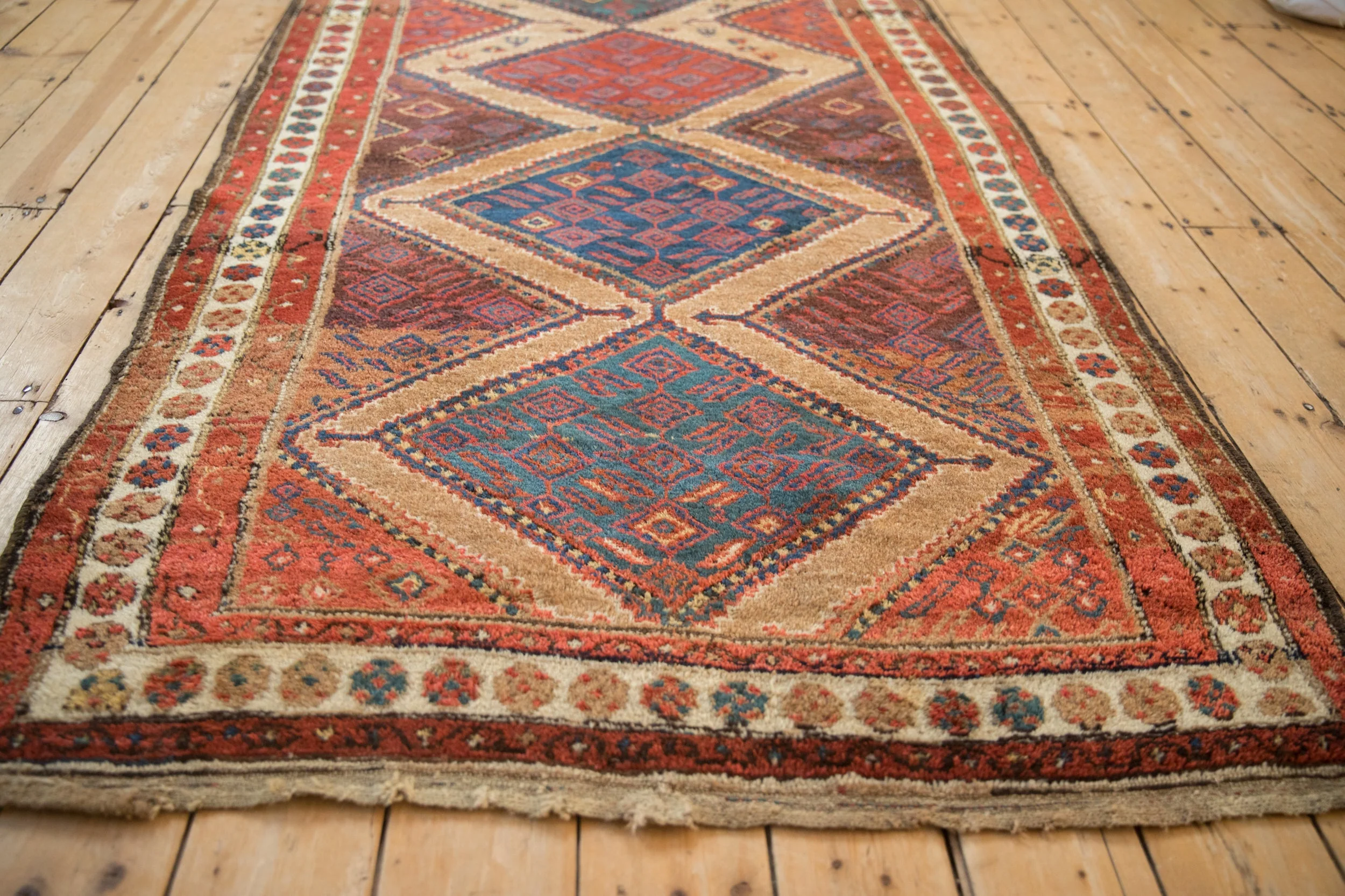 4x6.5 Antique Fine Hamadan Rug - Image 10