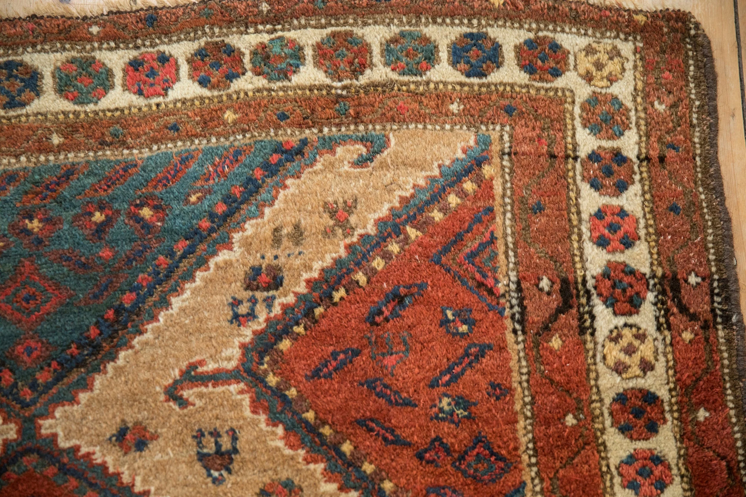 4x6.5 Antique Fine Hamadan Rug - Image 3