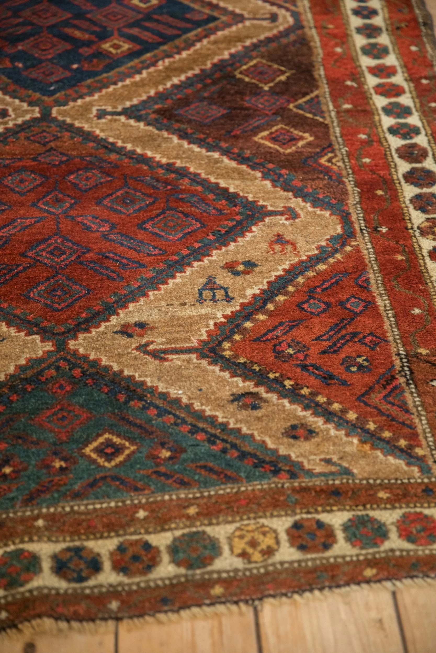 4x6.5 Antique Fine Hamadan Rug - Image 6