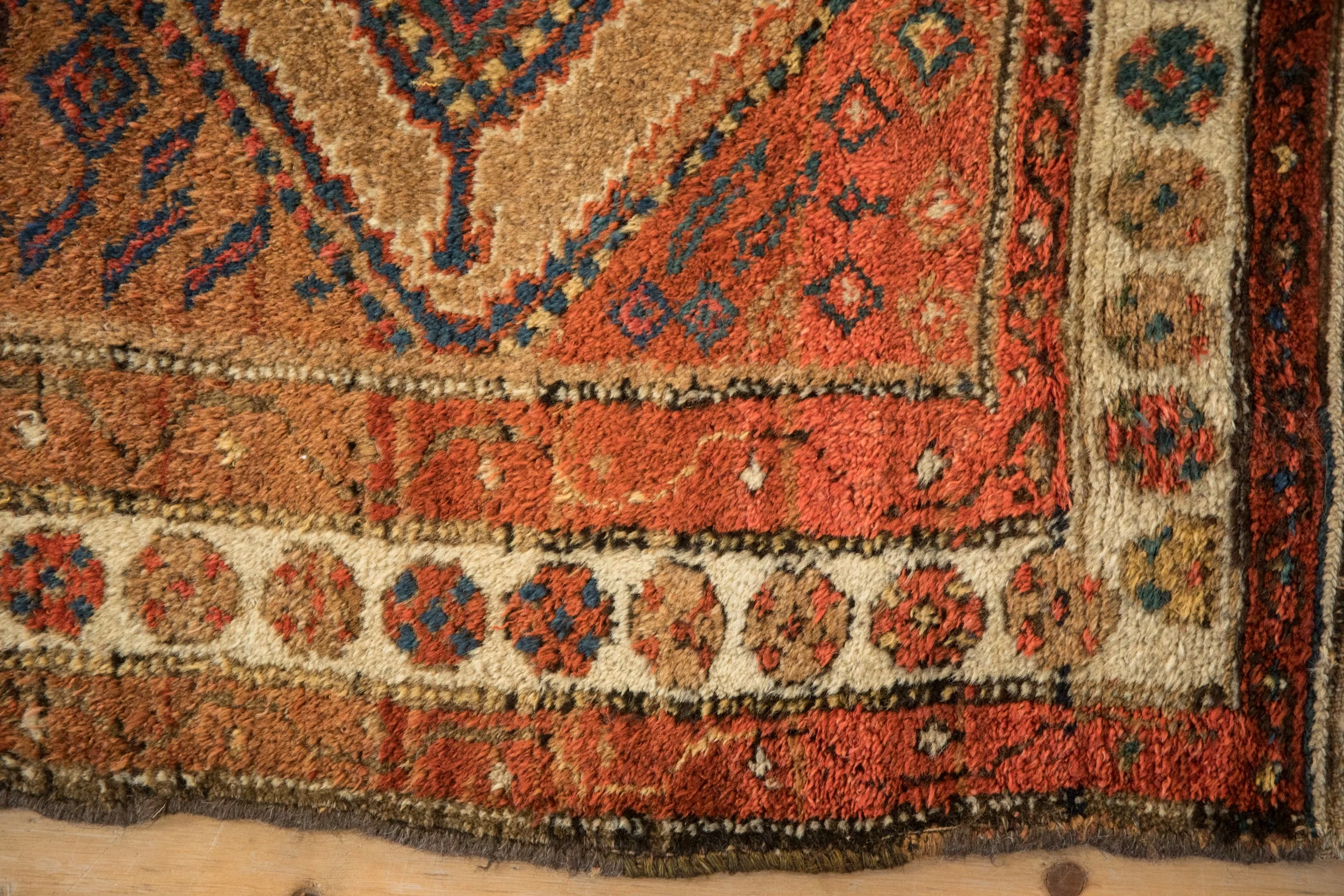 4x6.5 Antique Fine Hamadan Rug - Image 9