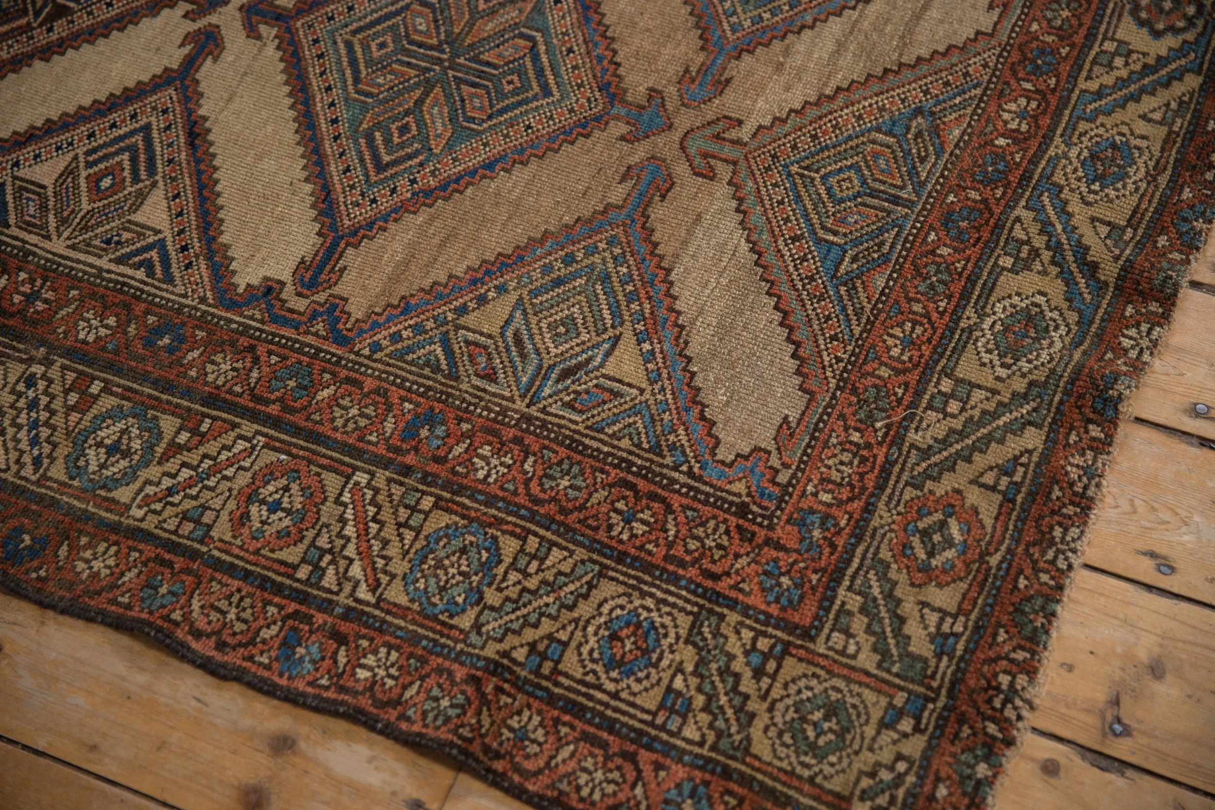 4x6.5 Antique Fine Kurd Rug - Image 4