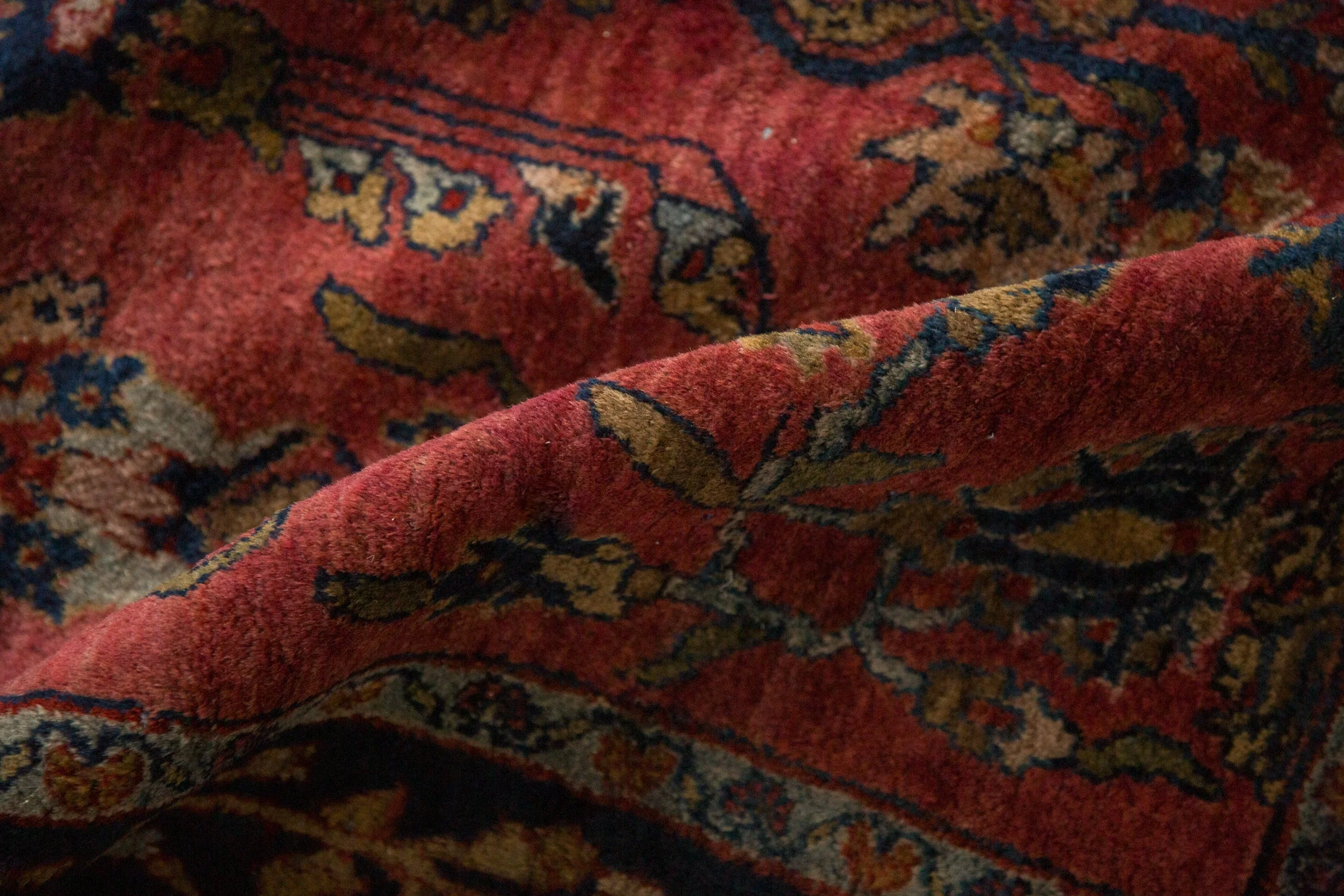4x6.5 Antique Fine Sarouk Rug - Image 10