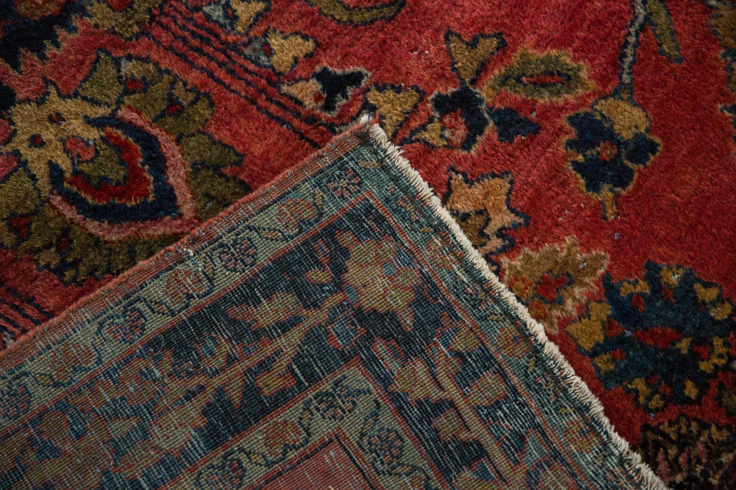 4x6.5 Antique Fine Sarouk Rug - Image 11