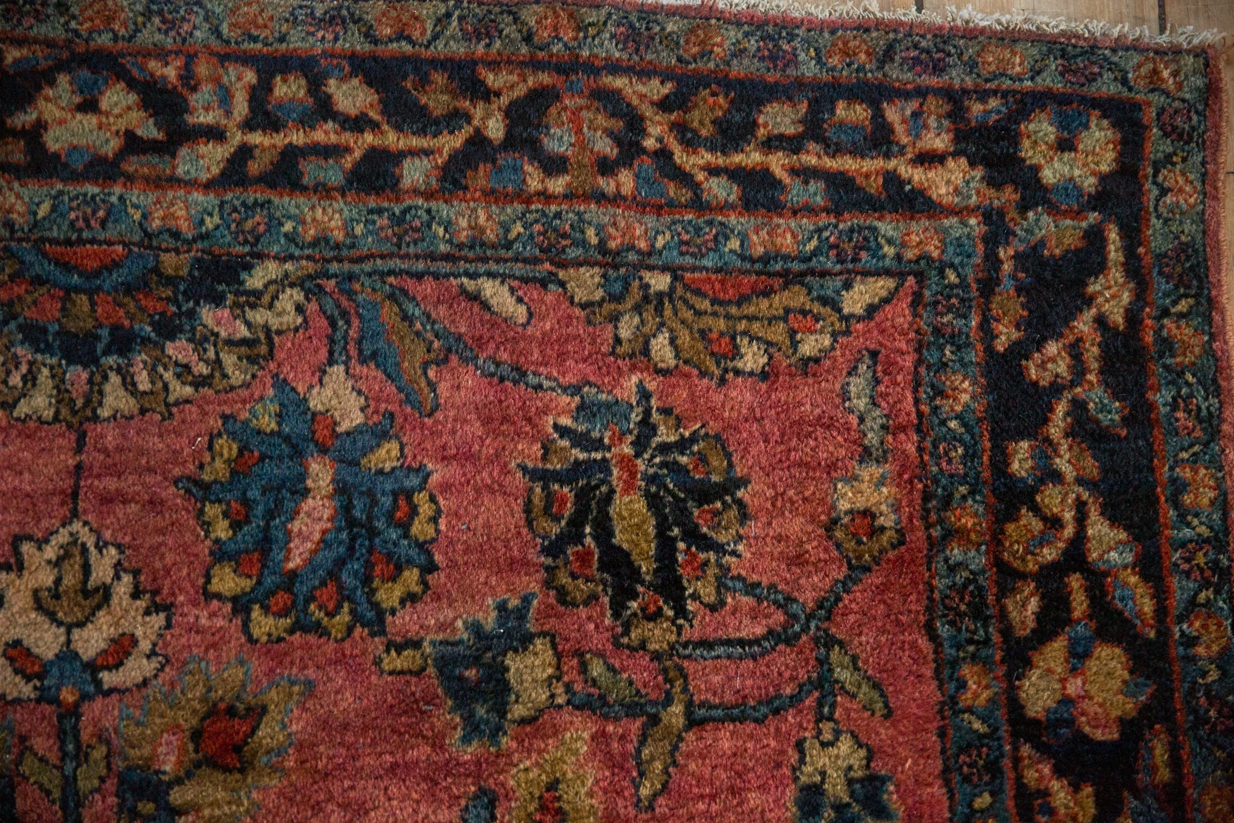 4x6.5 Antique Fine Sarouk Rug - Image 3