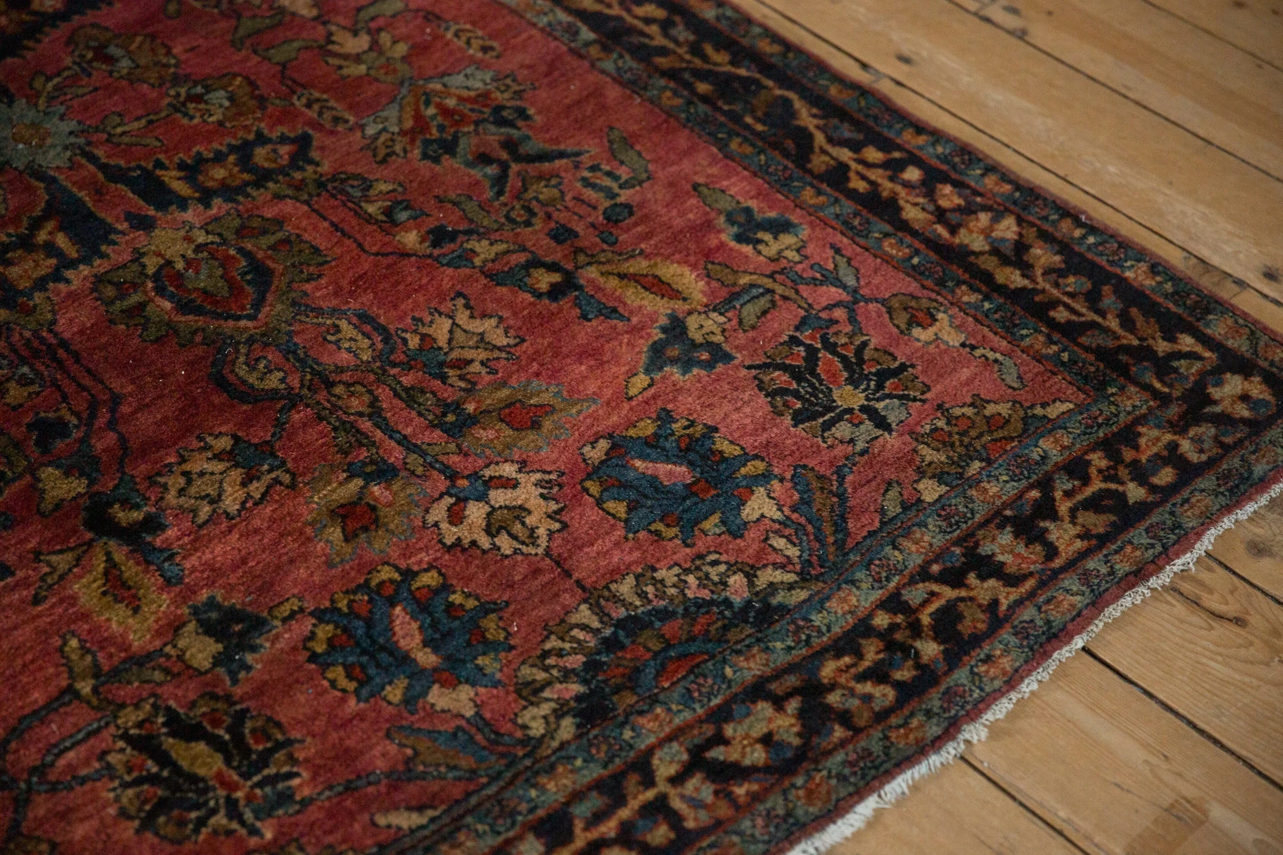 4x6.5 Antique Fine Sarouk Rug - Image 5