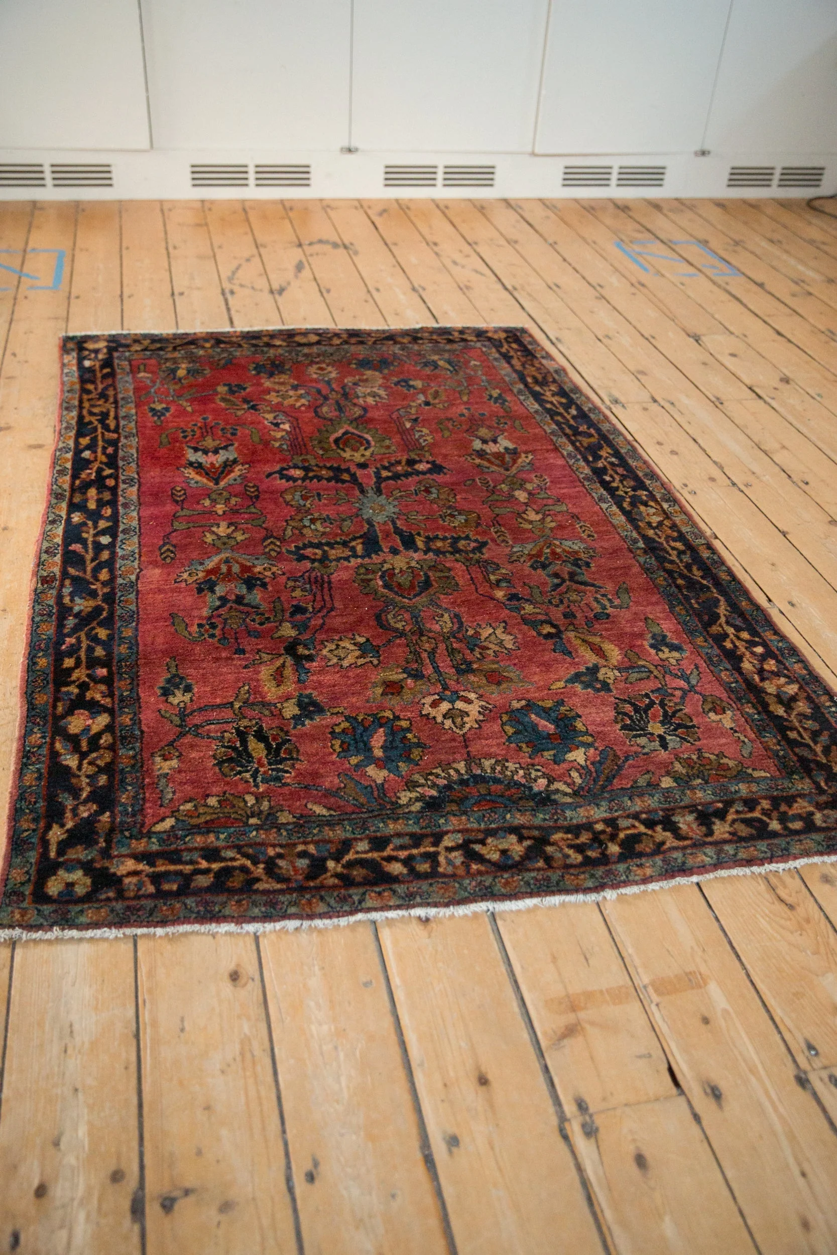4x6.5 Antique Fine Sarouk Rug - Image 6