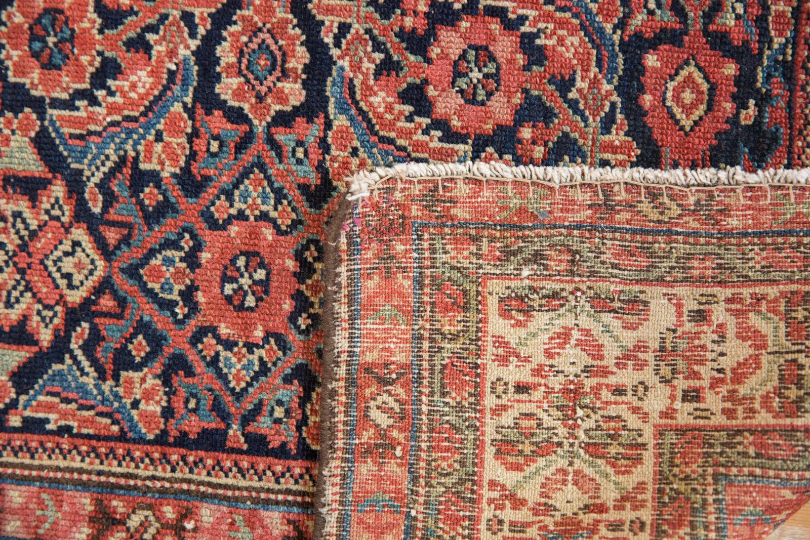 4x6.5 Antique Mission Malayer Rug - Image 11