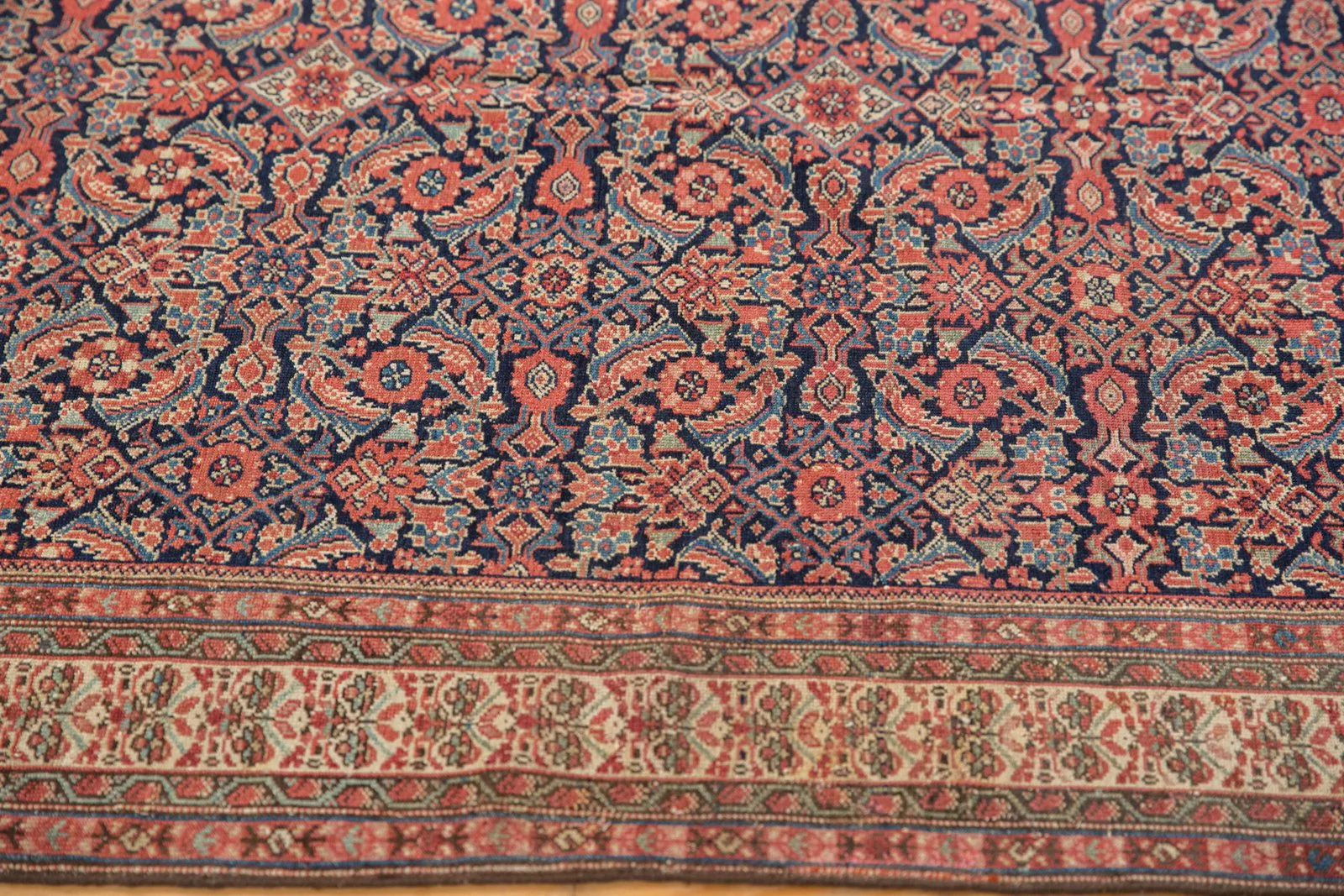 4x6.5 Antique Mission Malayer Rug - Image 7