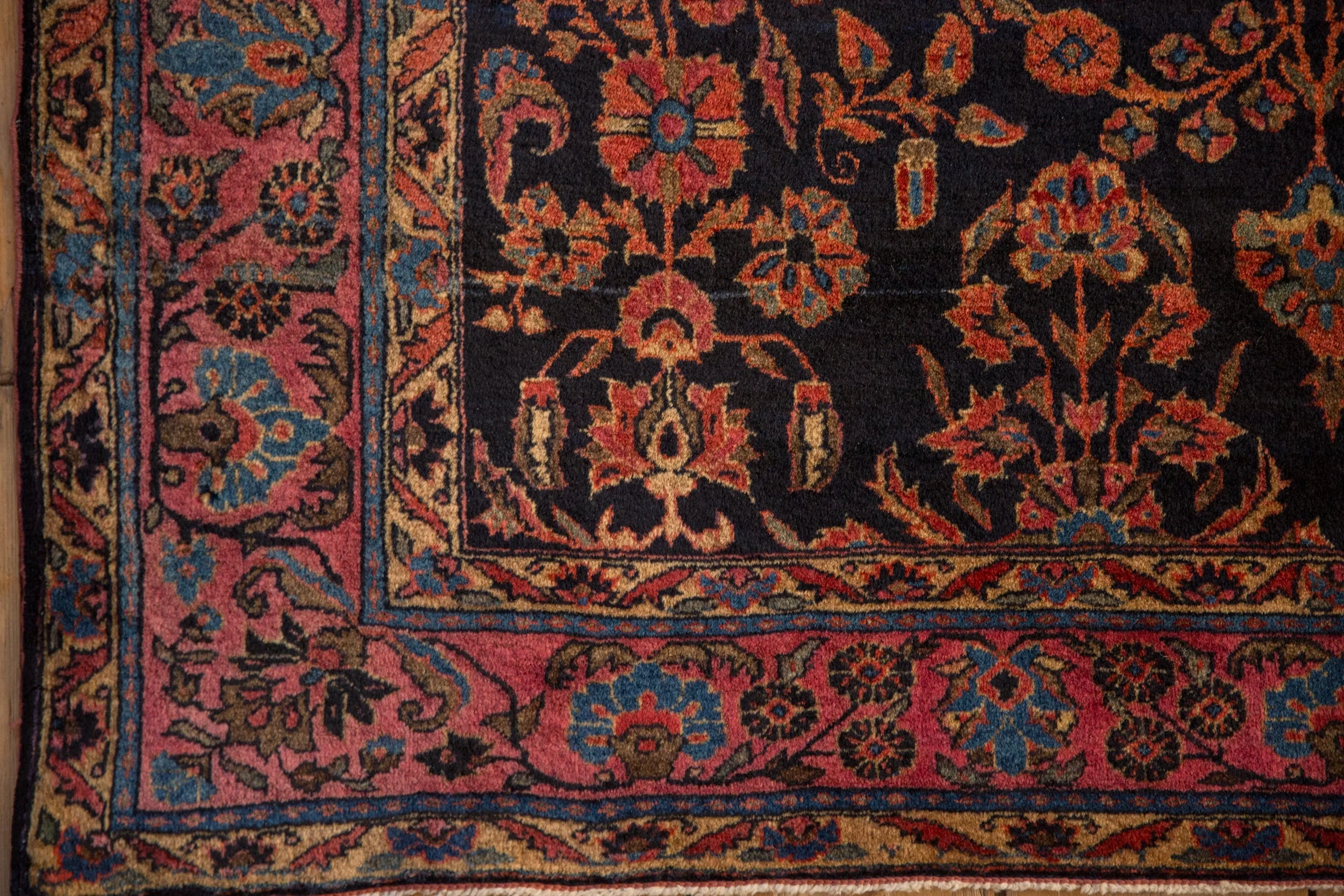4x6.5 Antique Mohajeran Sarouk Rug - Image 10