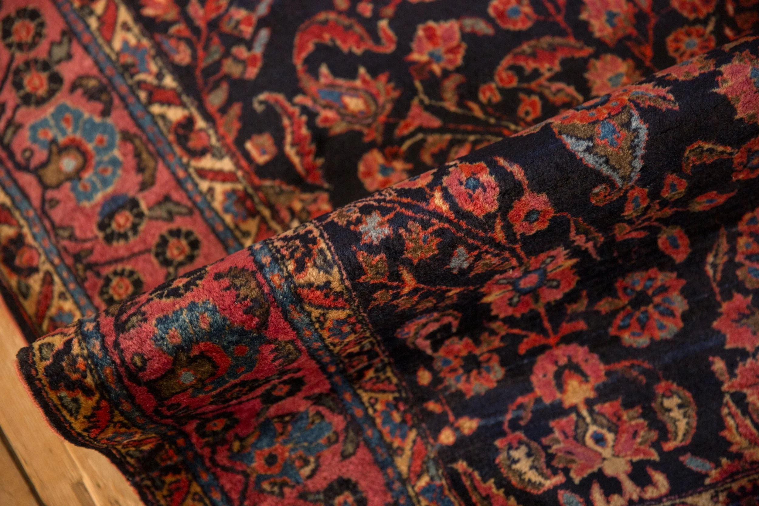 4x6.5 Antique Mohajeran Sarouk Rug - Image 11