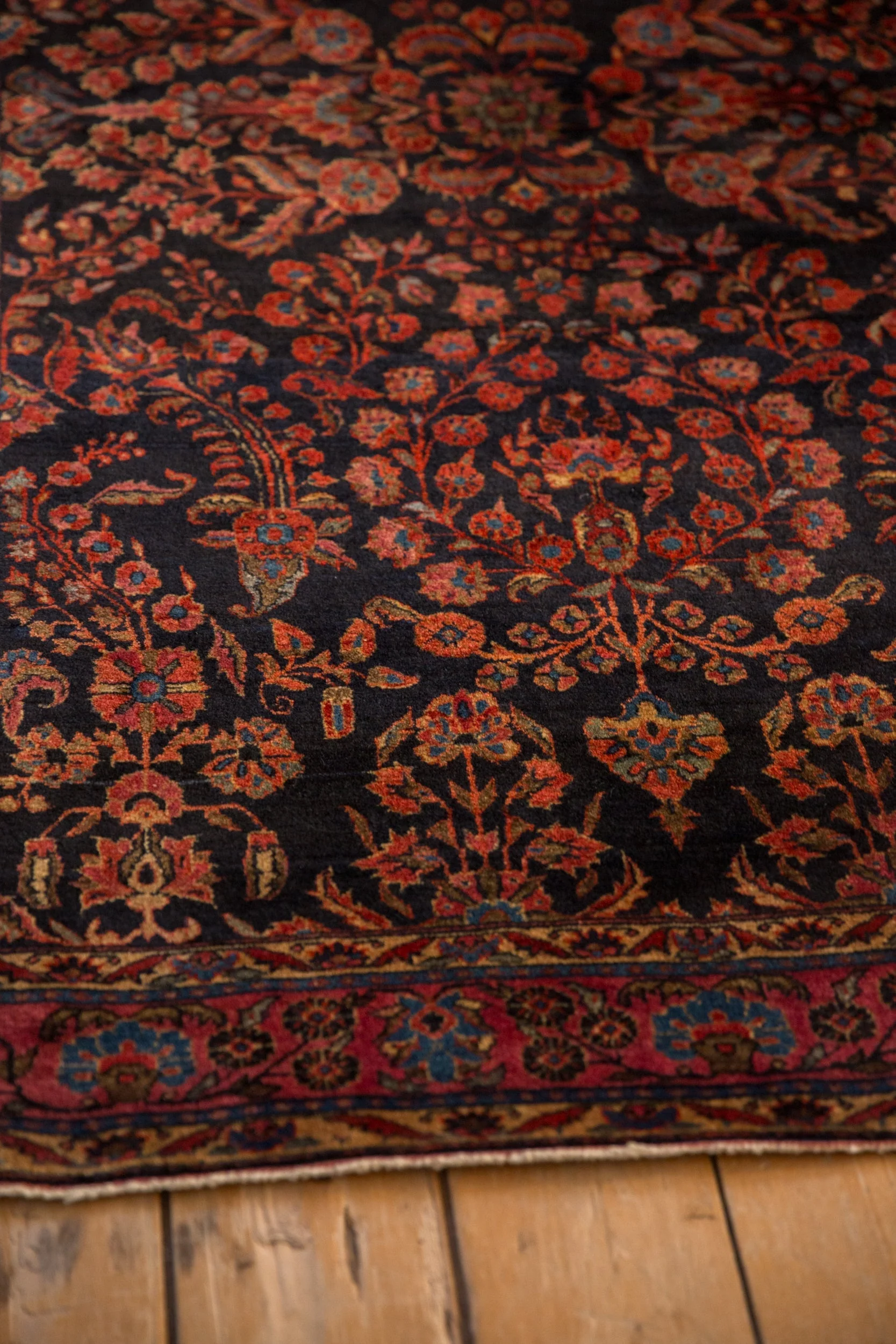4x6.5 Antique Mohajeran Sarouk Rug - Image 8