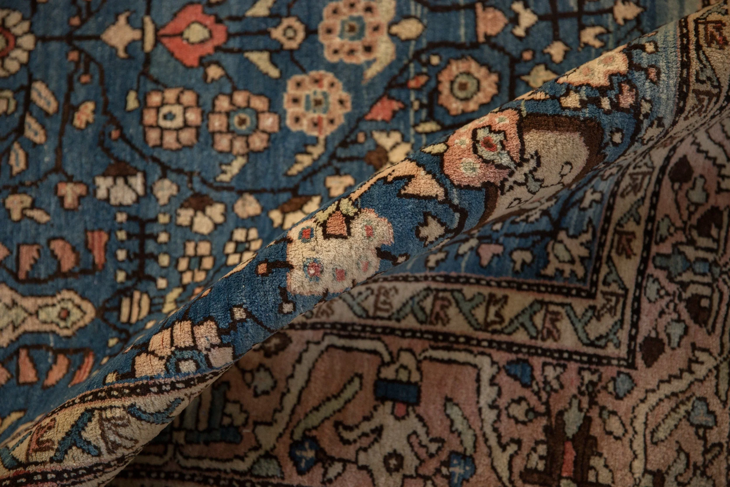 4x6.5 Vintage Arak Rug - Image 10