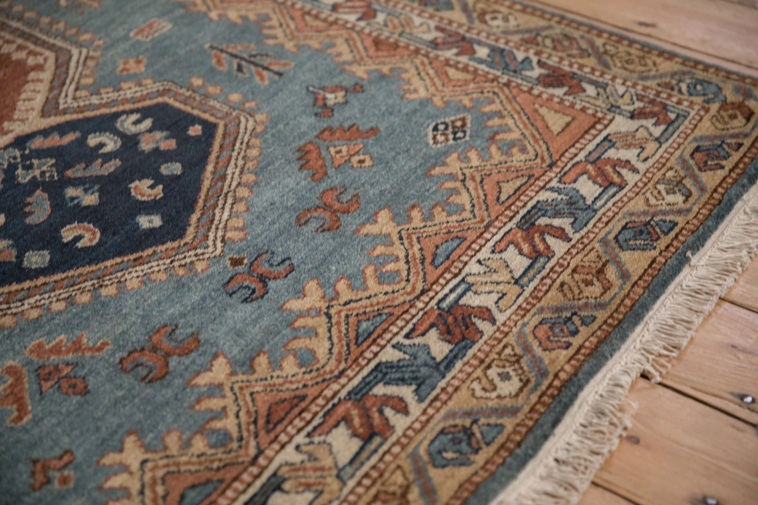 4x6.5 Vintage Armenian Hamadan Design Rug - Image 5