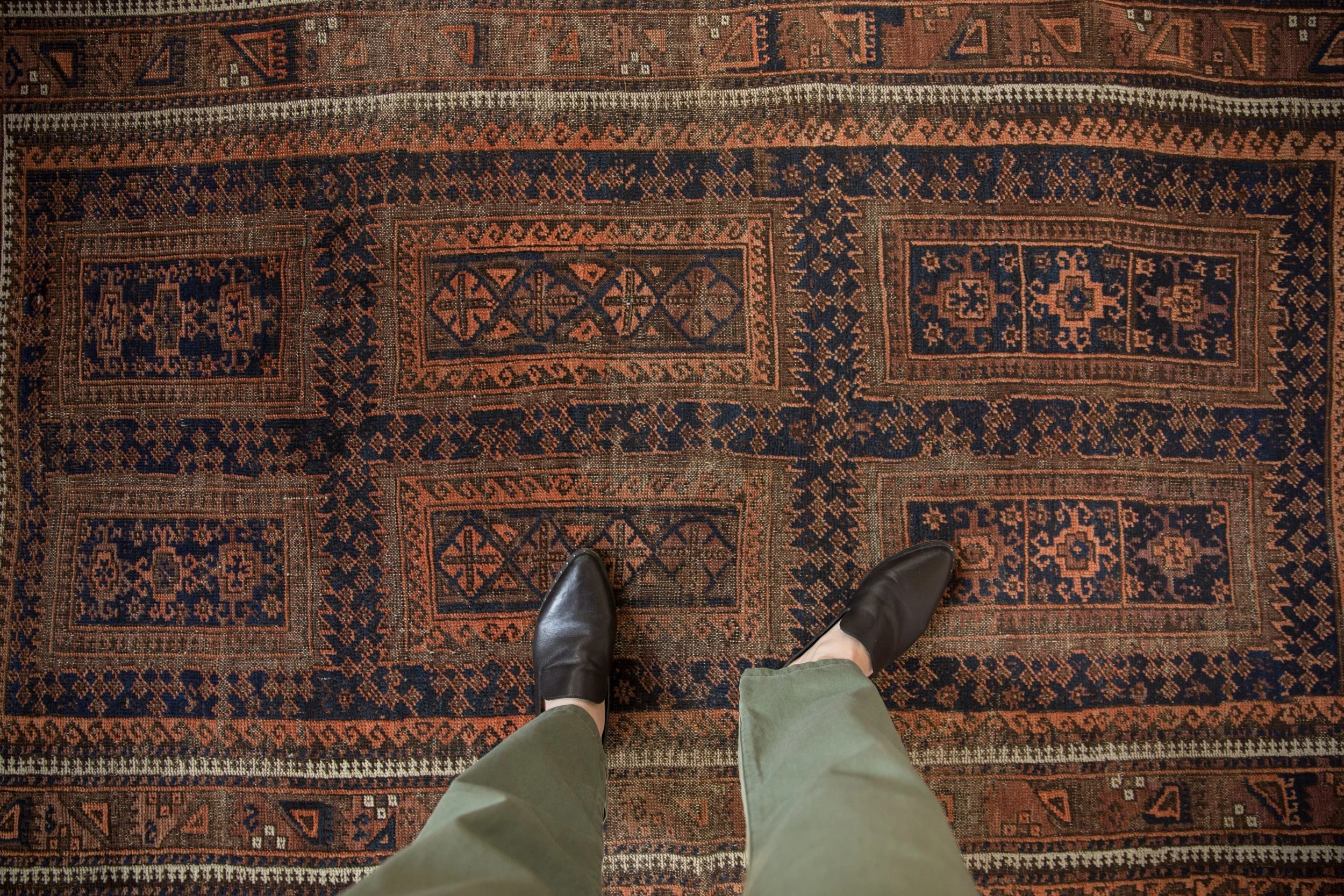 4x6.5 Vintage Belouch Rug - Image 2