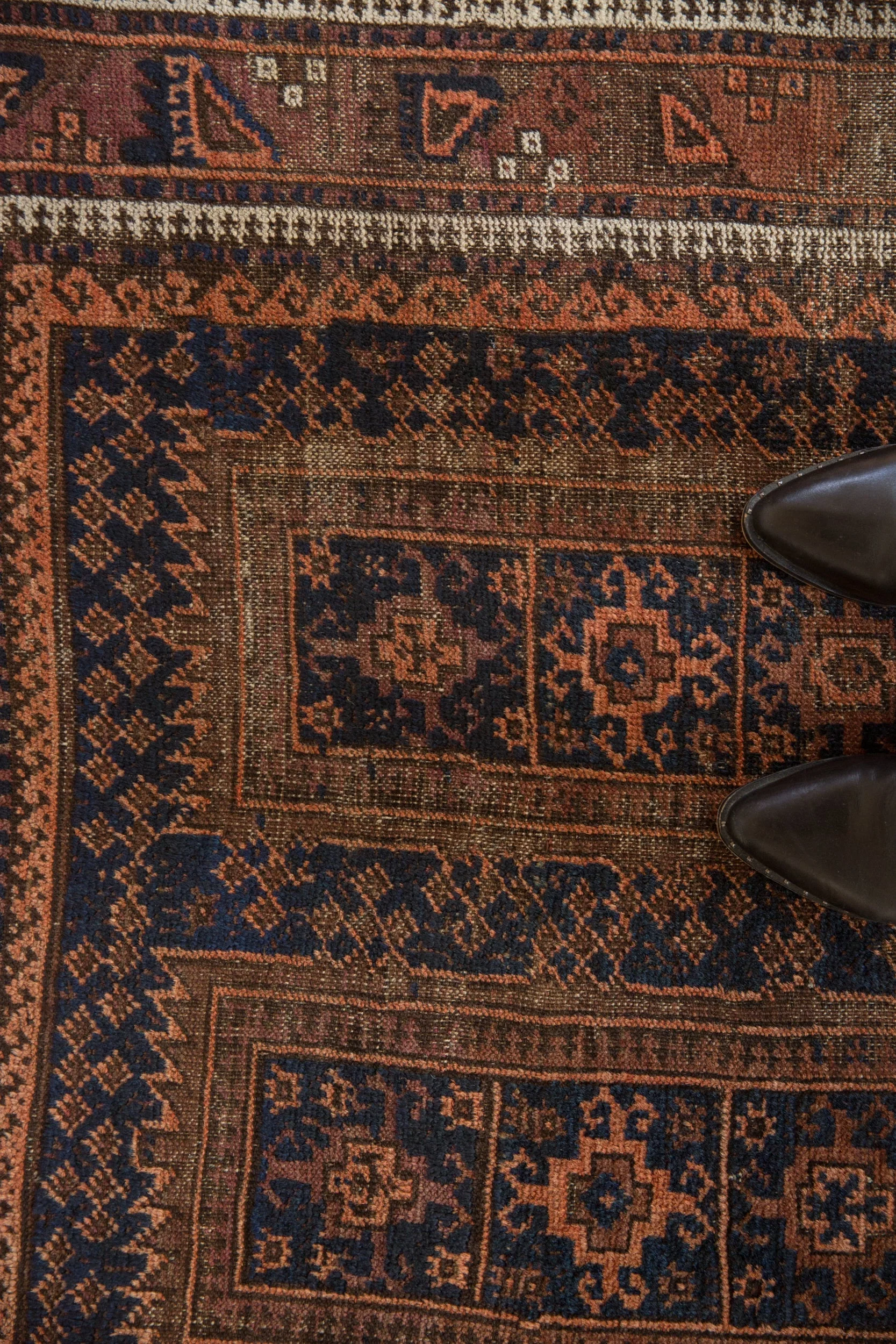 4x6.5 Vintage Belouch Rug - Image 3