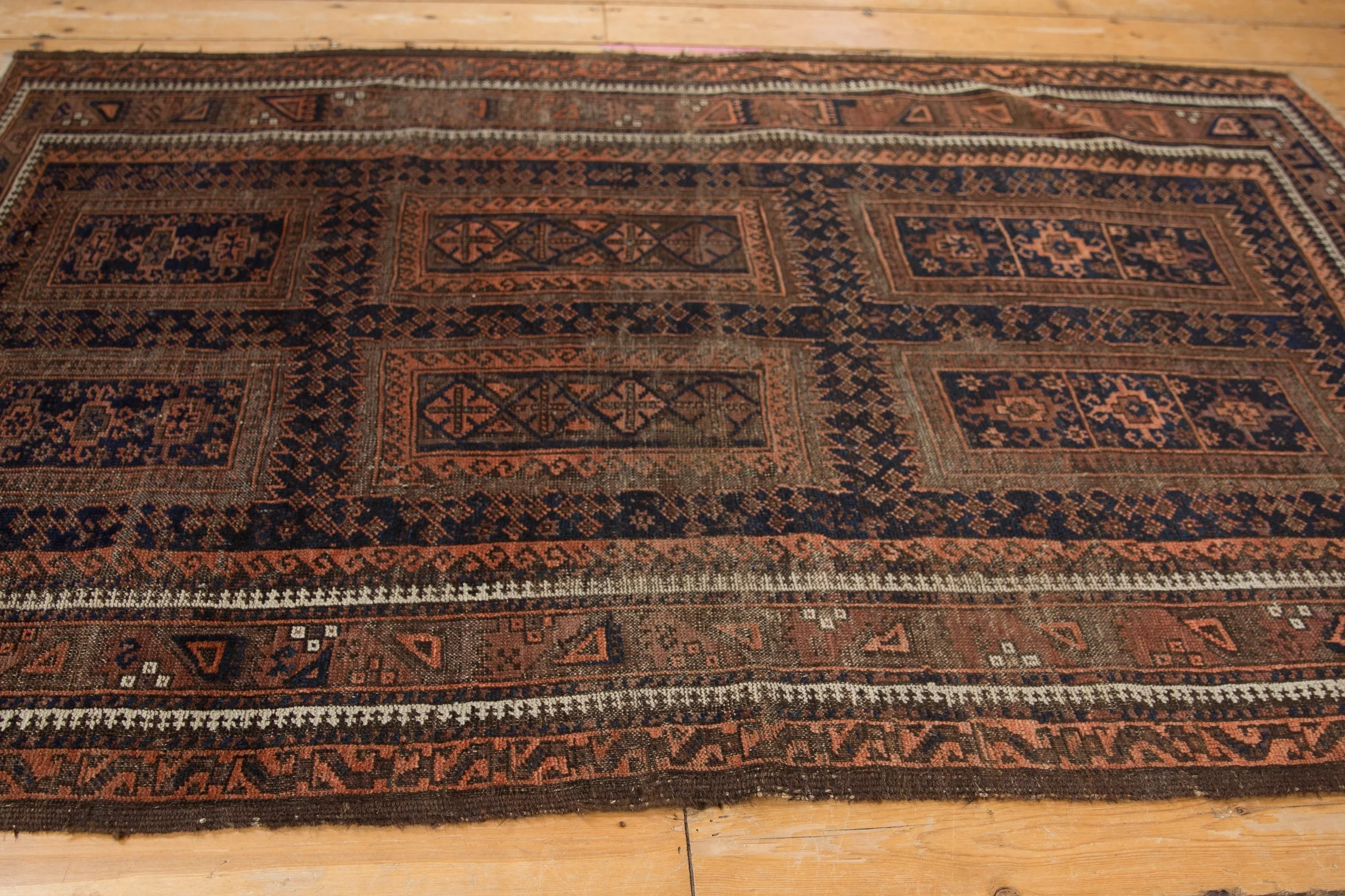 4x6.5 Vintage Belouch Rug - Image 6