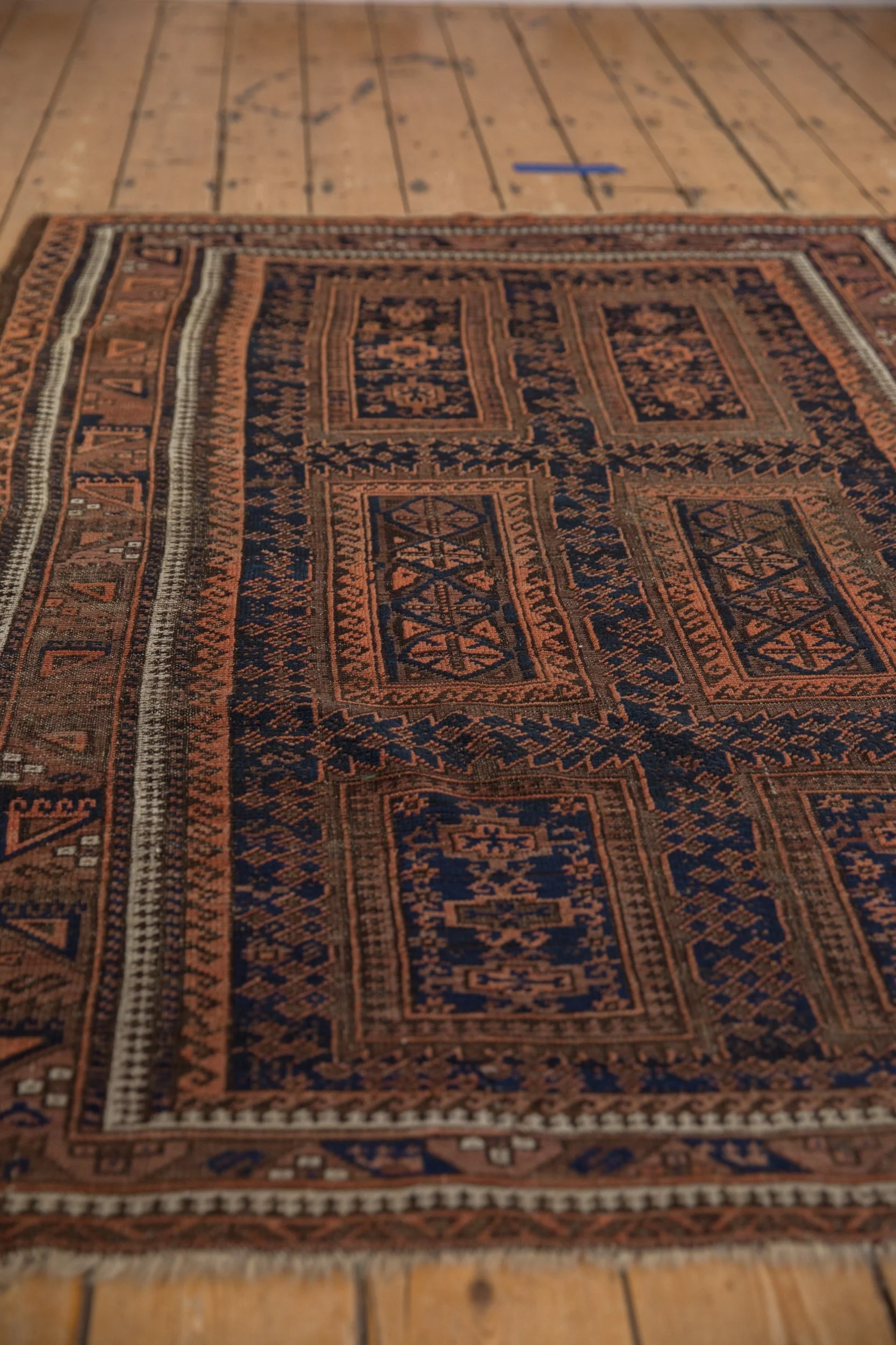4x6.5 Vintage Belouch Rug - Image 9