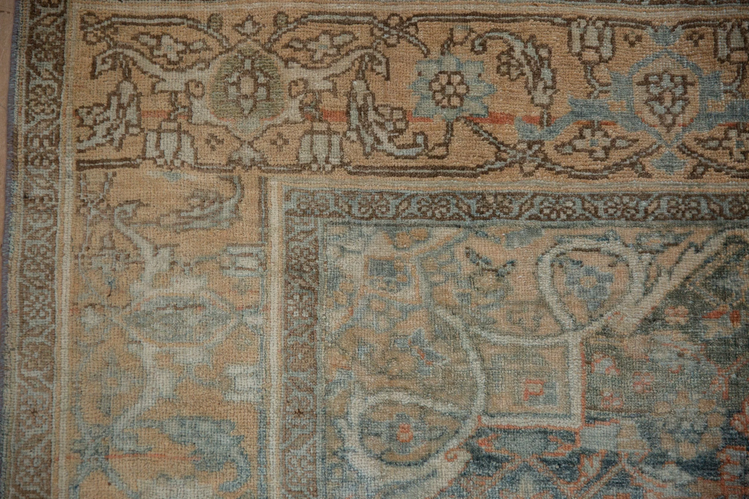 4x6.5 Vintage Distressed Bijar Rug - Image 3