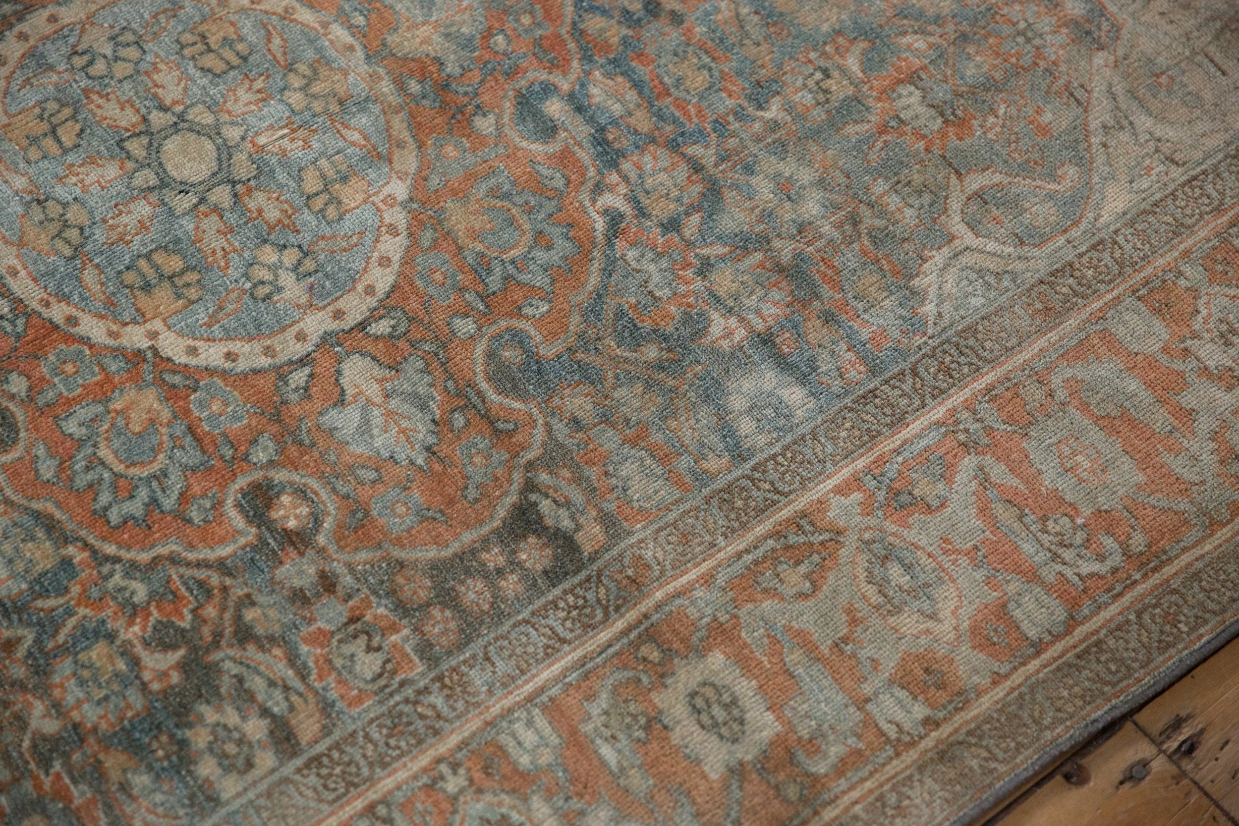 4x6.5 Vintage Distressed Bijar Rug - Image 7