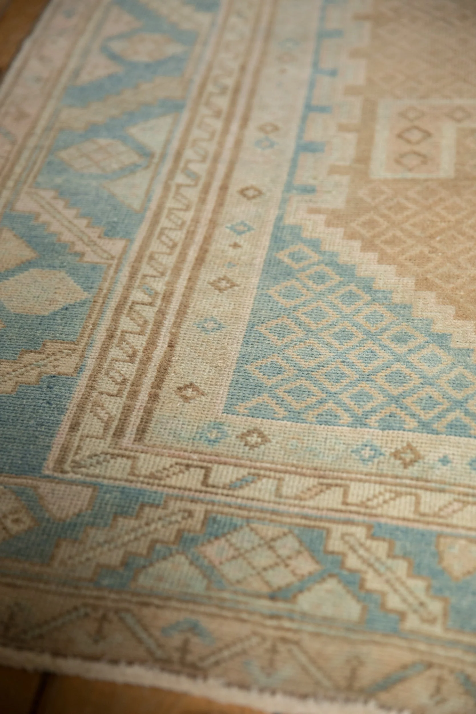 4x6.5 Vintage Distressed Hamadan Rug - Image 5
