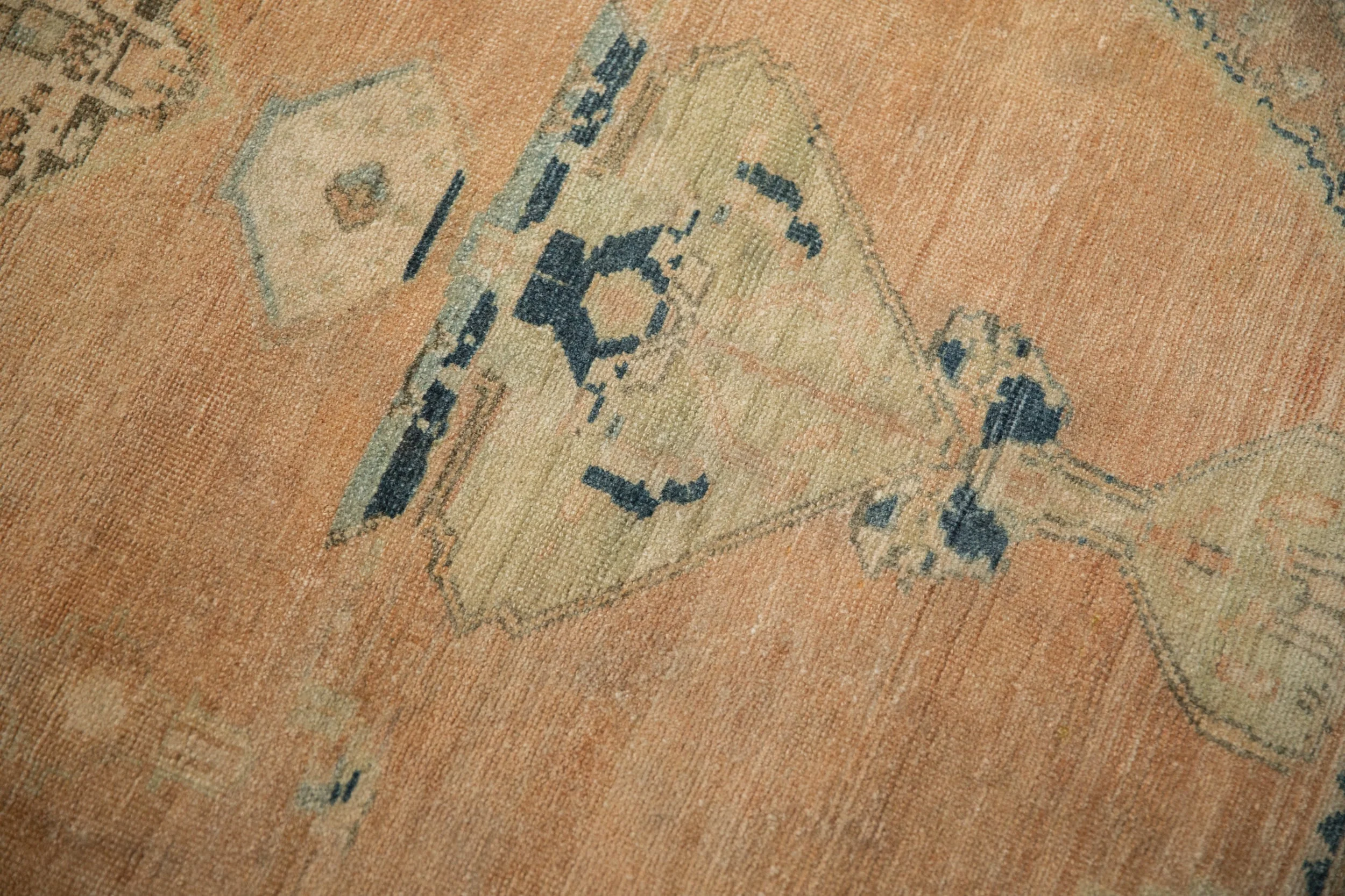 4x6.5 Vintage Distressed Hamadan Rug - Image 12