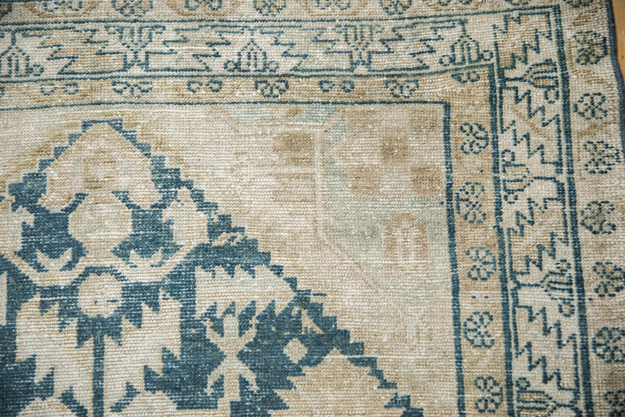 4x6.5 Vintage Distressed Hamadan Rug - Image 3