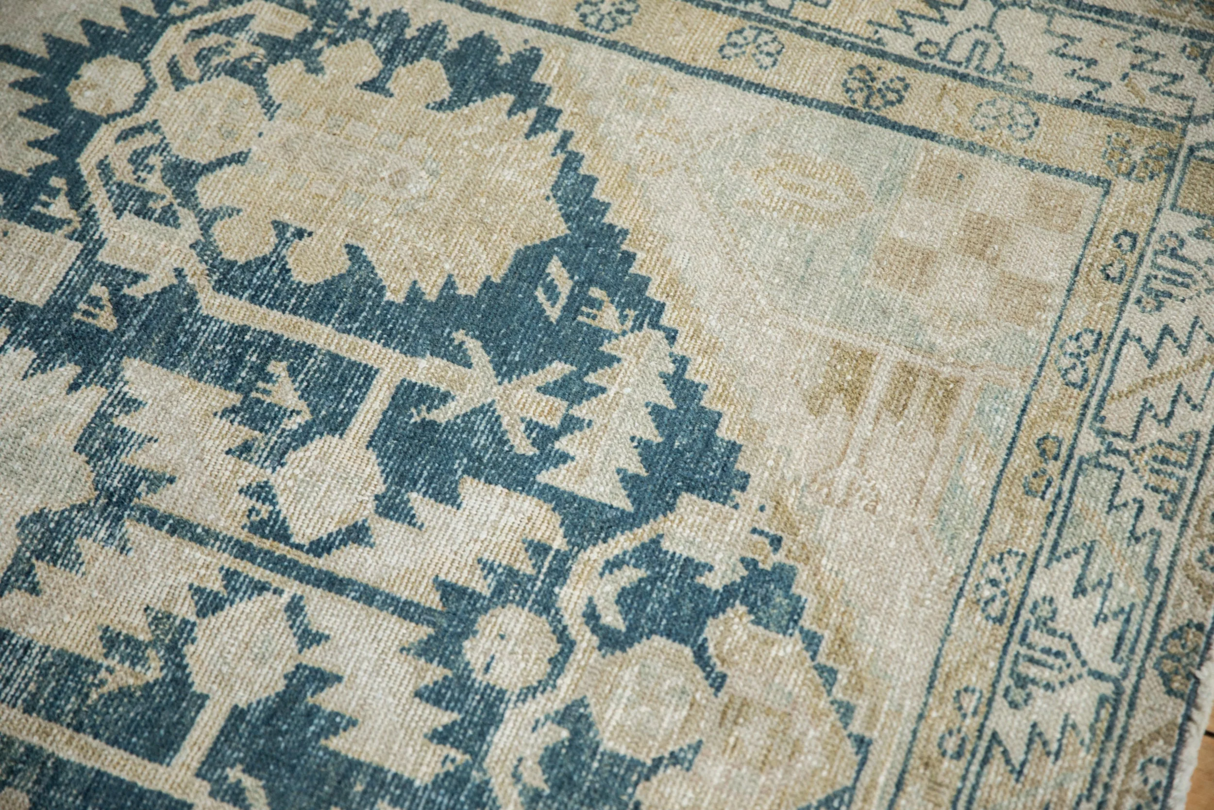 4x6.5 Vintage Distressed Hamadan Rug - Image 5