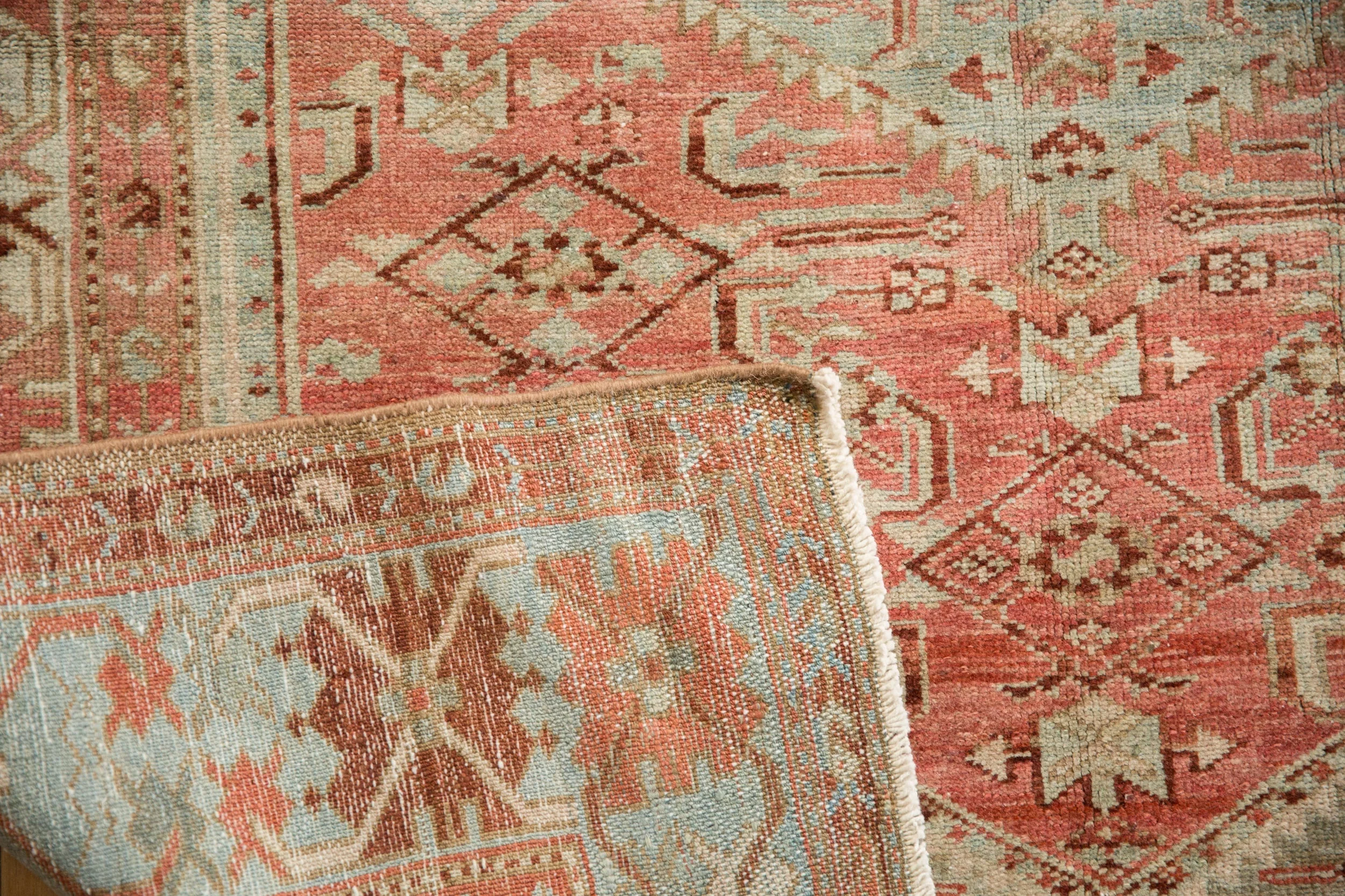4x6.5 Vintage Distressed Malayer Rug - Image 11