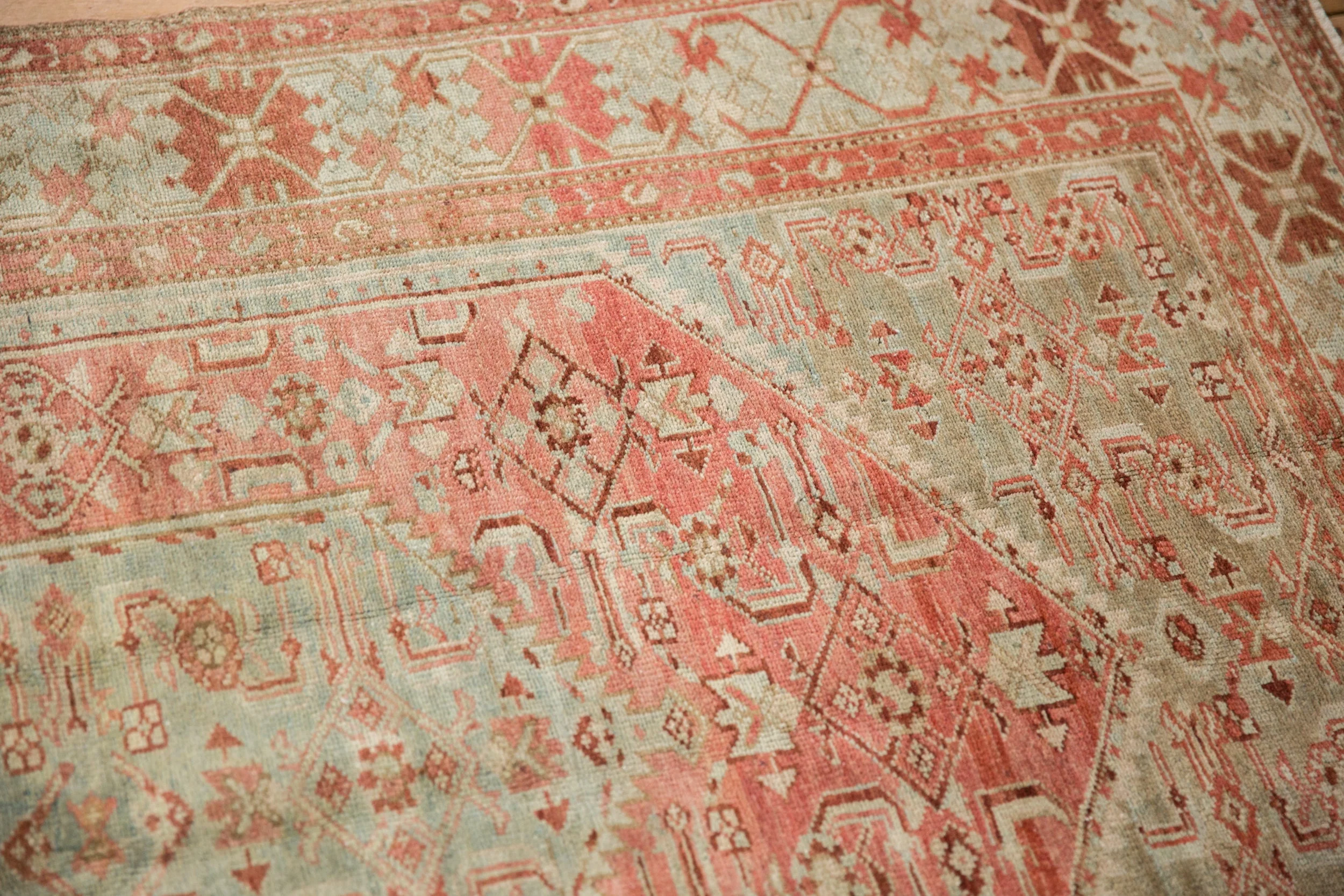 4x6.5 Vintage Distressed Malayer Rug - Image 7