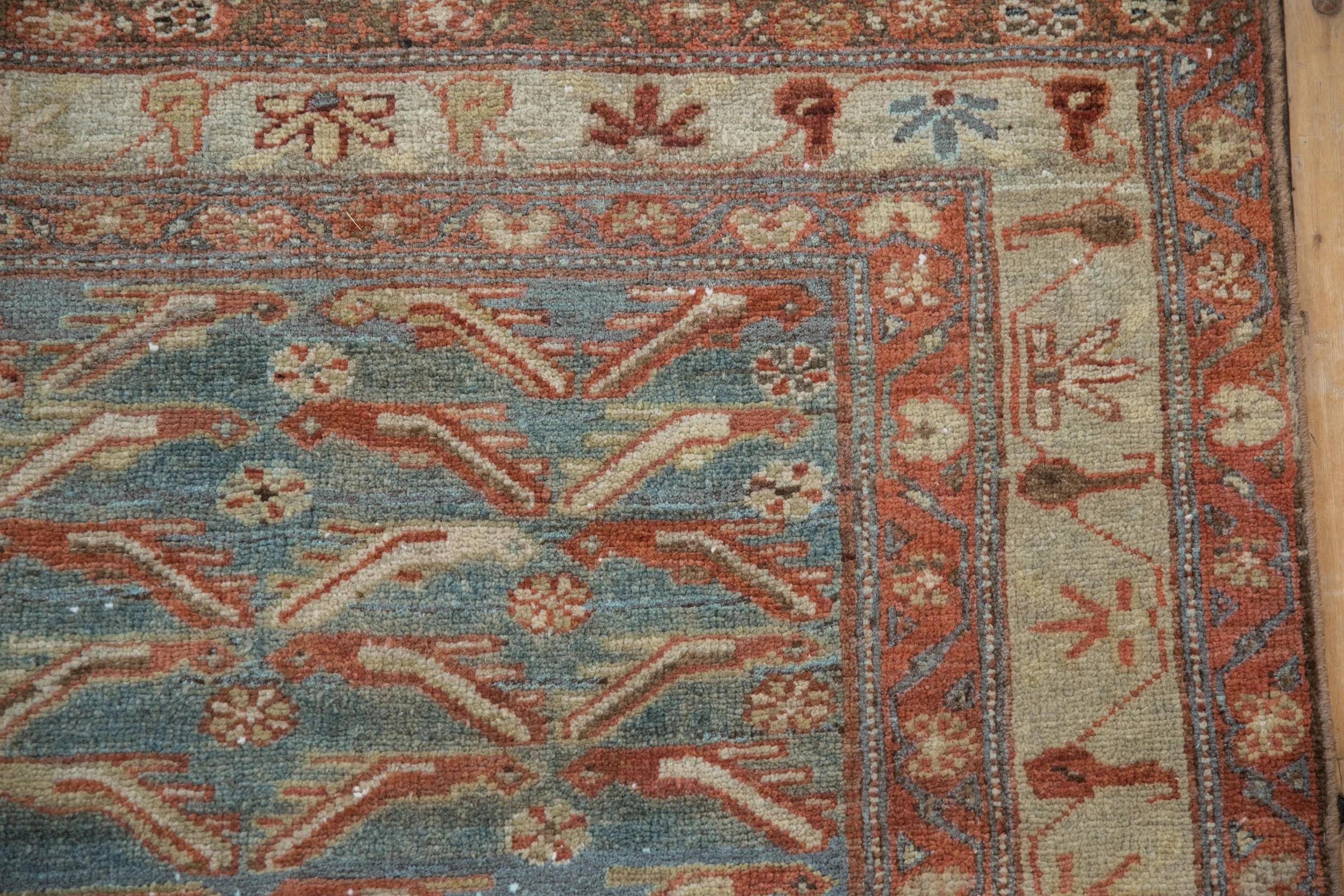 4x6.5 Vintage Distressed Malayer Rug - Image 3