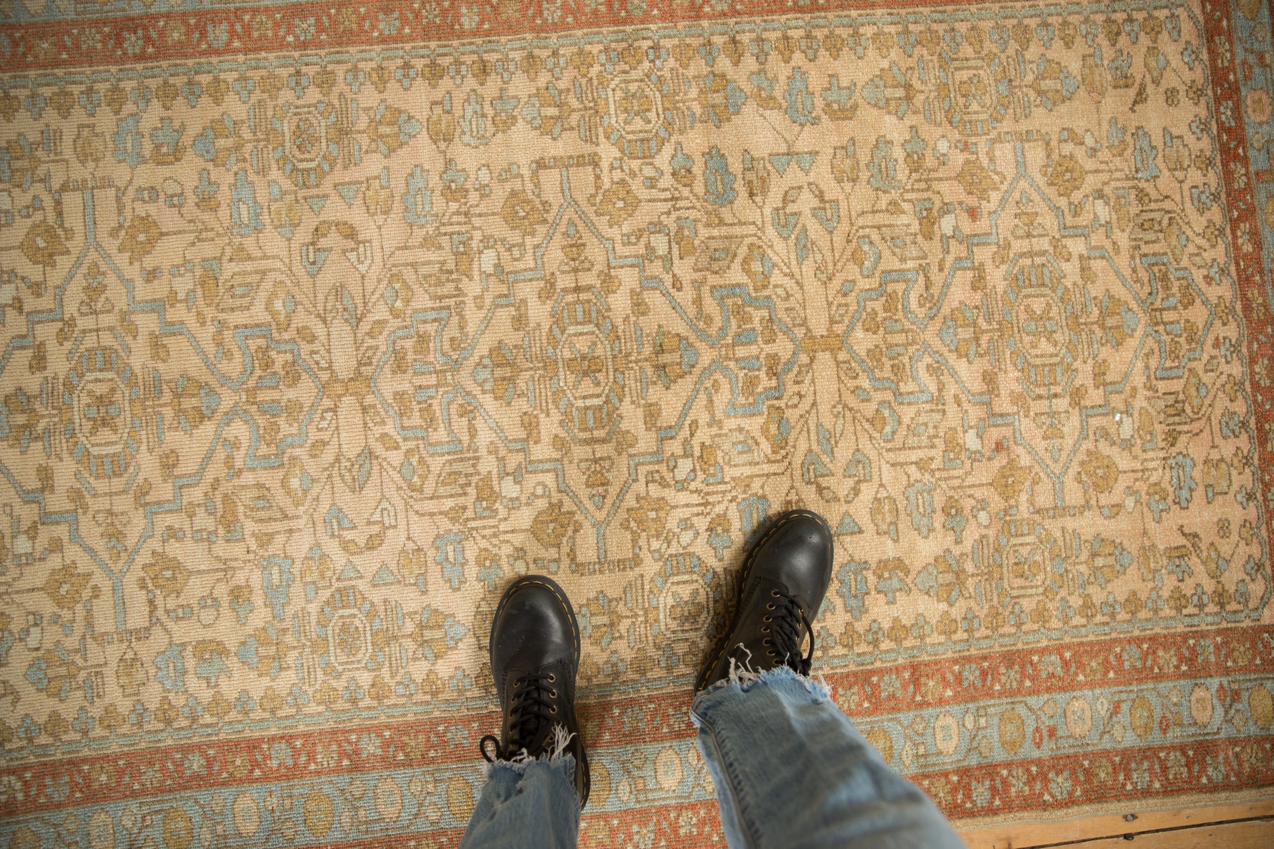 4x6.5 Vintage Distressed Mehriban Rug - Image 2