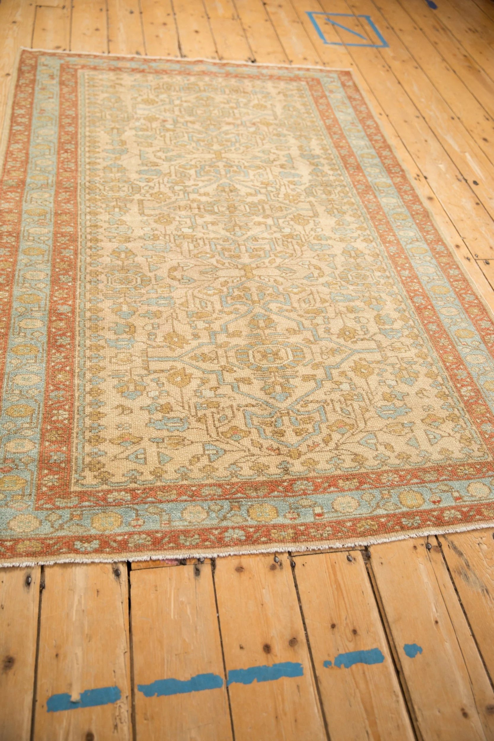 4x6.5 Vintage Distressed Mehriban Rug - Image 6