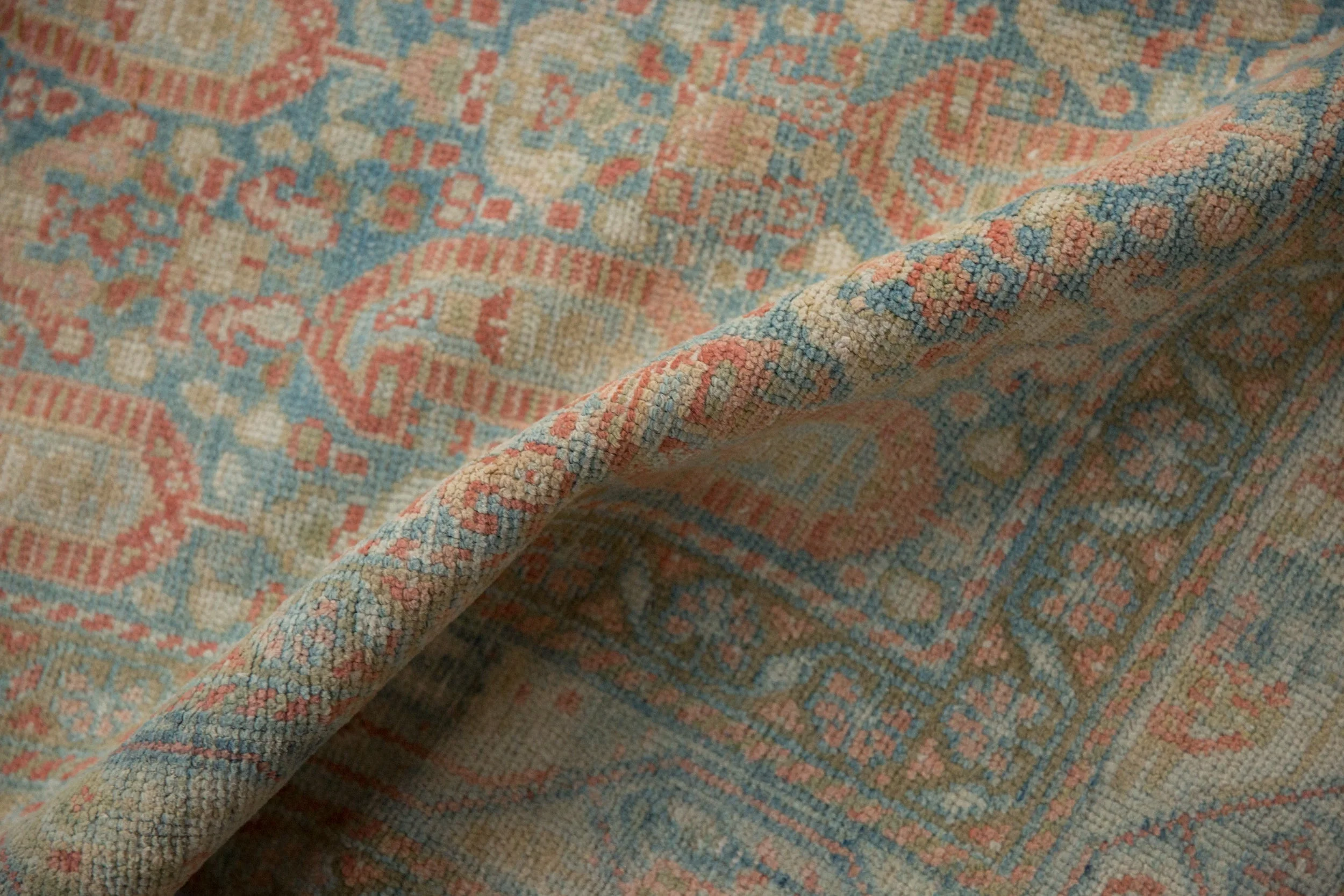 4x6.5 Vintage Distressed Serbend Rug - Image 11