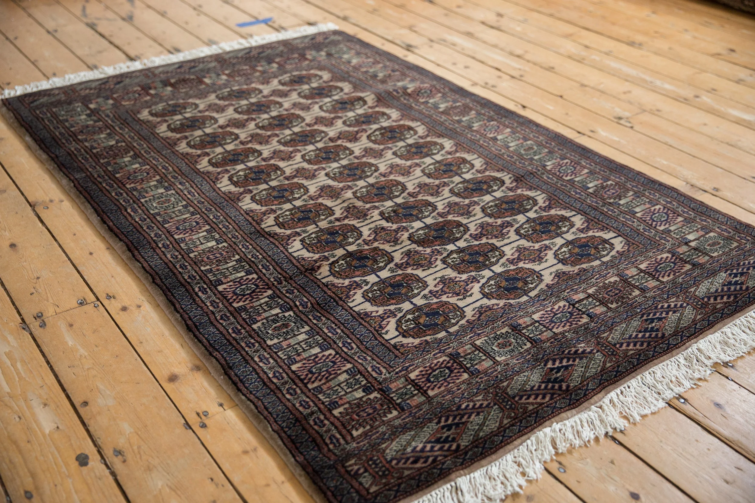 4x6.5 Vintage Fine Bokhara Rug - Image 3
