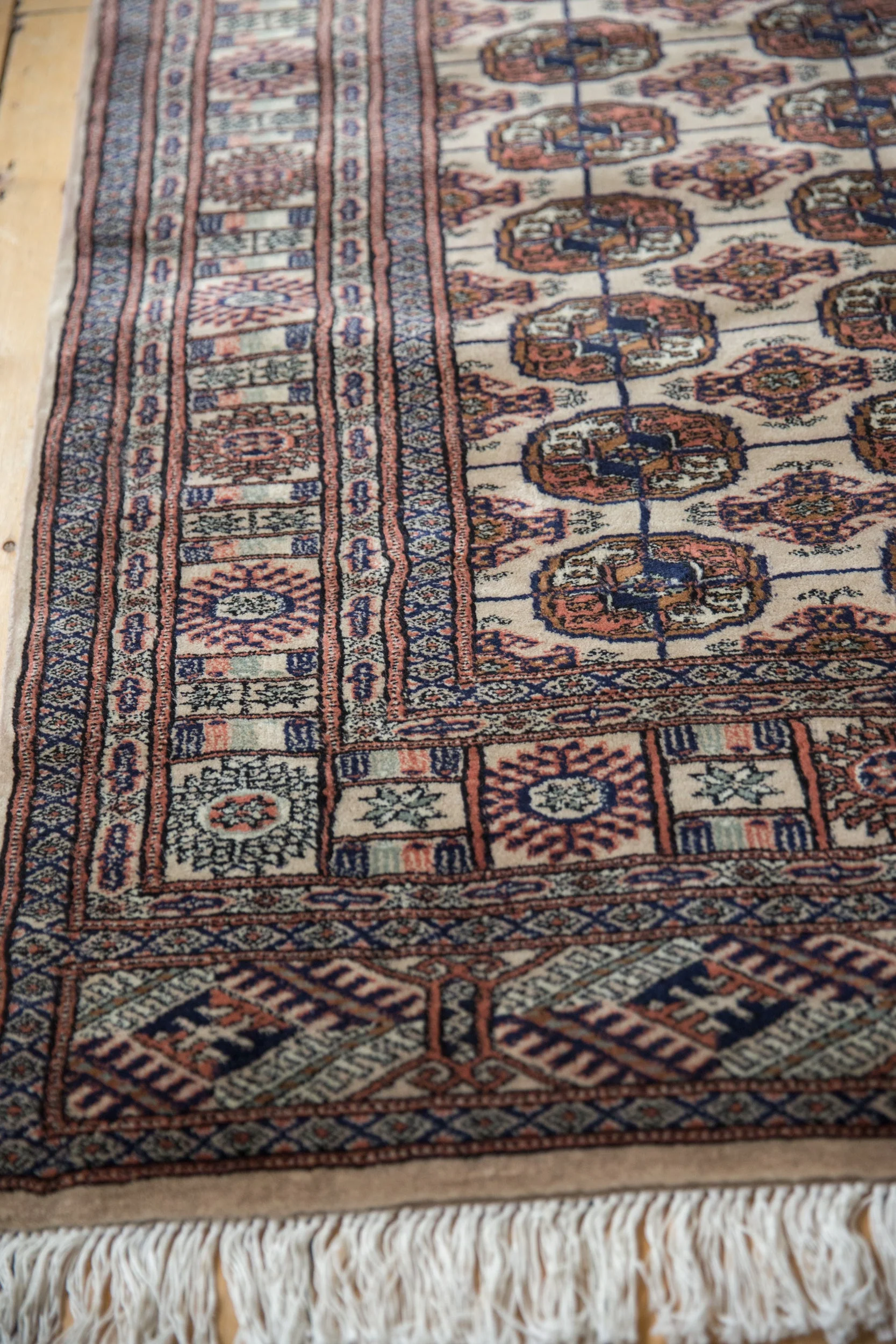 4x6.5 Vintage Fine Bokhara Rug - Image 6