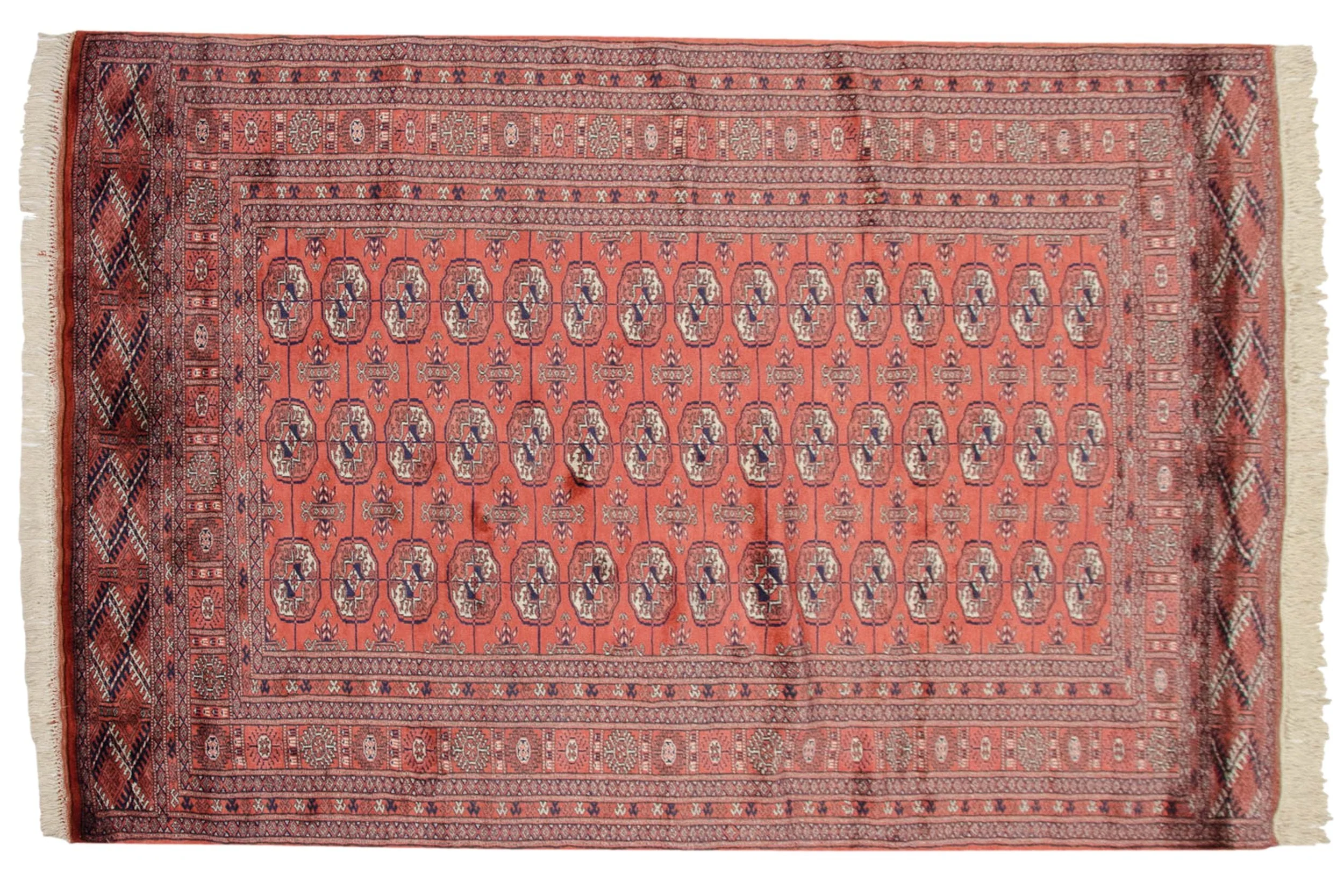 4x6.5 Vintage Fine Bokhara Rug - Image 2
