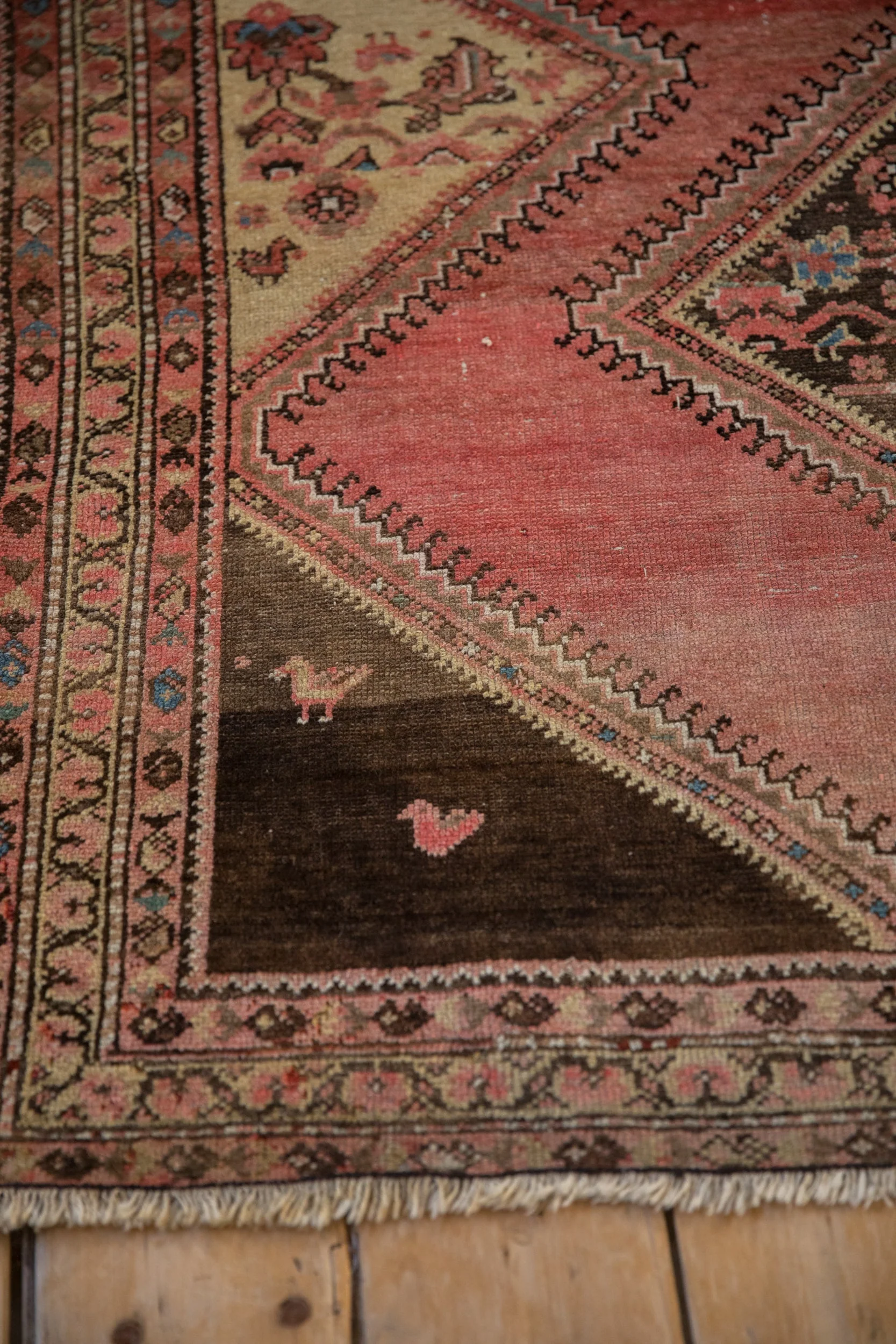 4x6.5 Vintage Fine Distressed Malayer Rug - Image 10