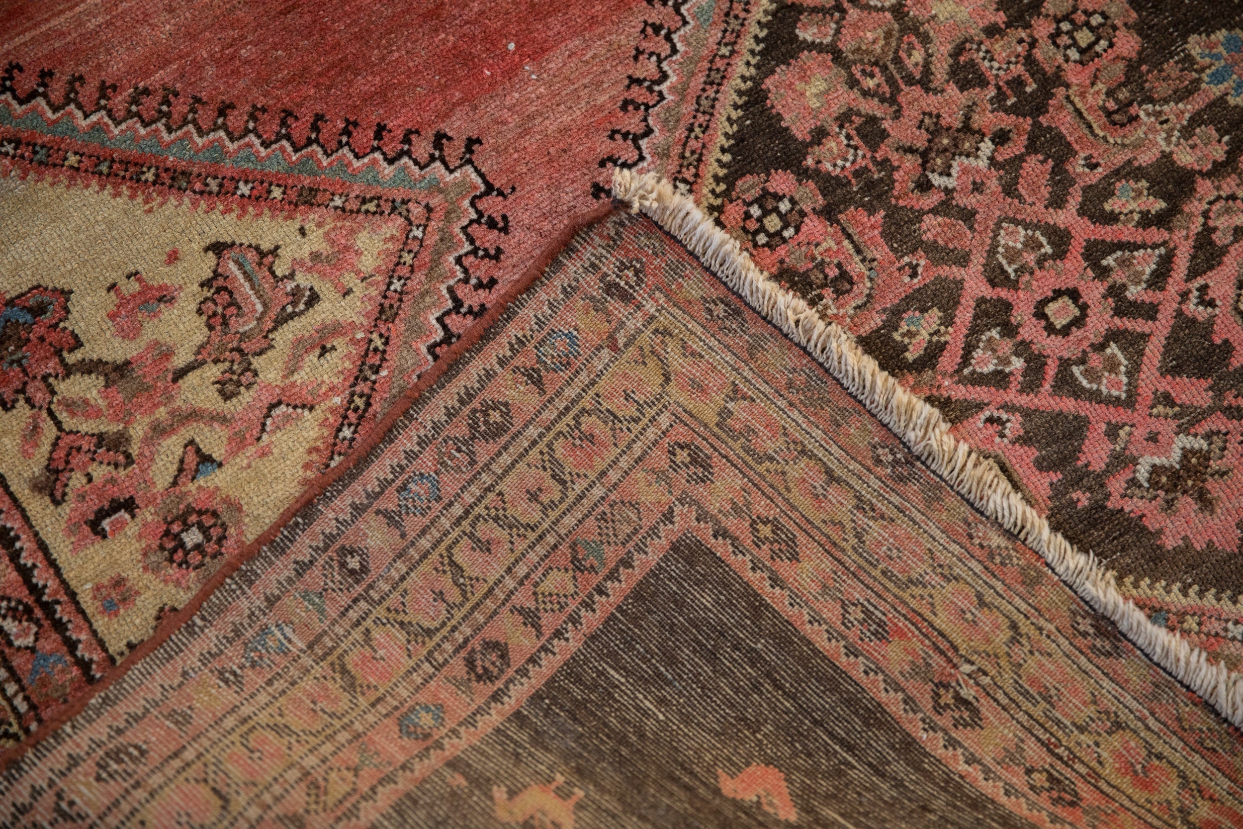 4x6.5 Vintage Fine Distressed Malayer Rug - Image 12