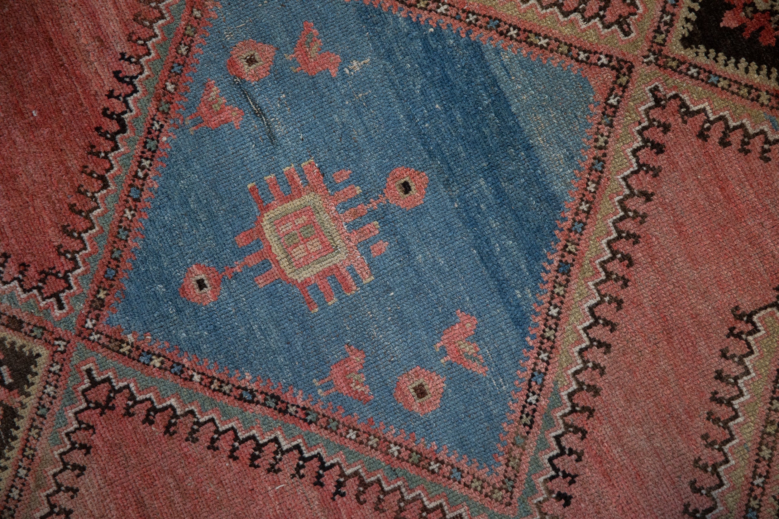 4x6.5 Vintage Fine Distressed Malayer Rug - Image 3
