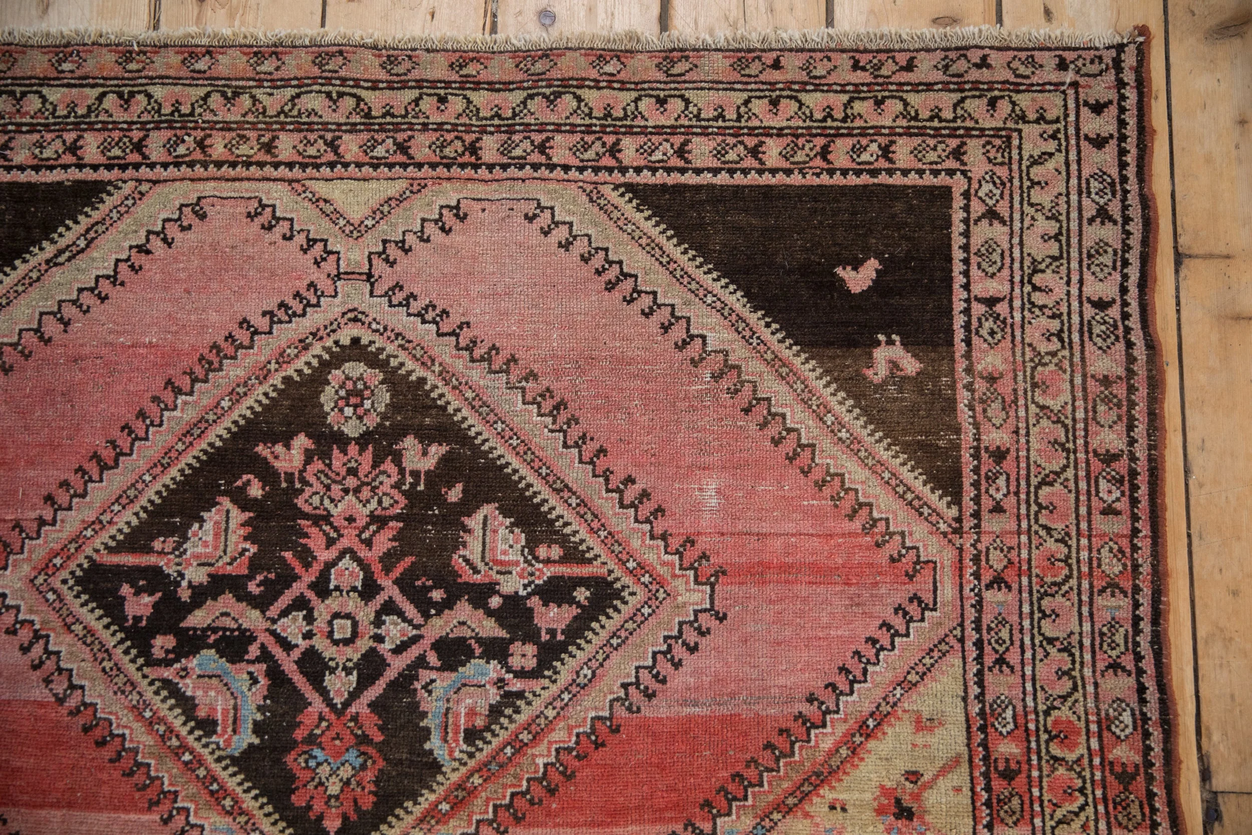 4x6.5 Vintage Fine Distressed Malayer Rug - Image 4