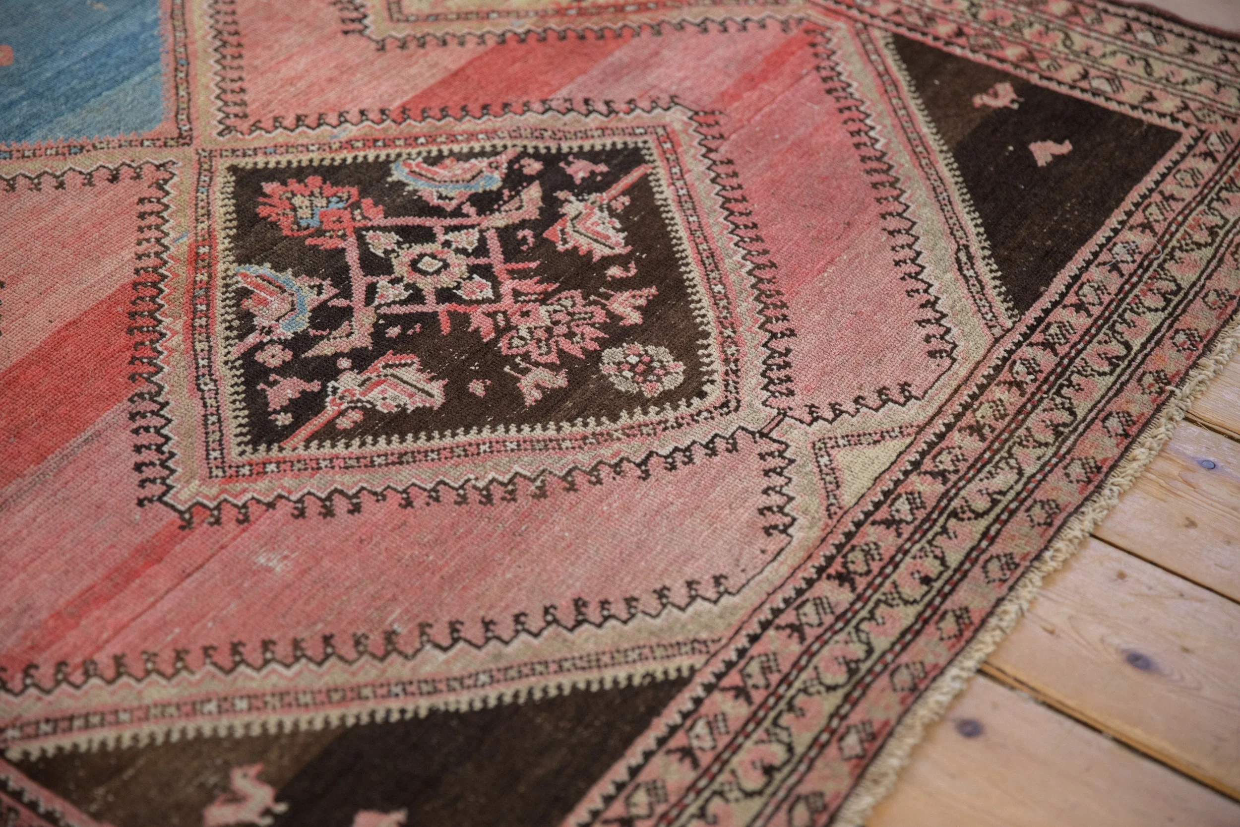 4x6.5 Vintage Fine Distressed Malayer Rug - Image 6