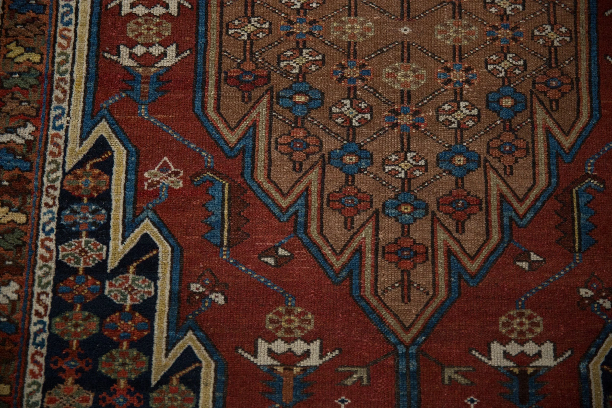 4x6.5 Vintage Fine Hamadan Rug - Image 5