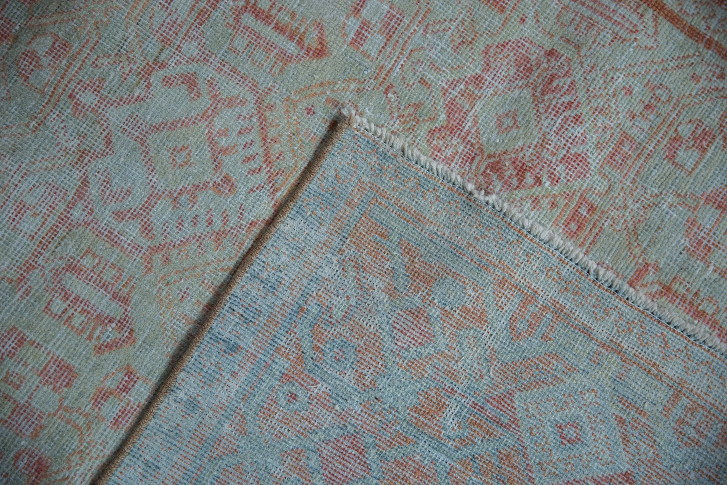 4x6.5 Vintage Fine Mahal Rug - Image 10