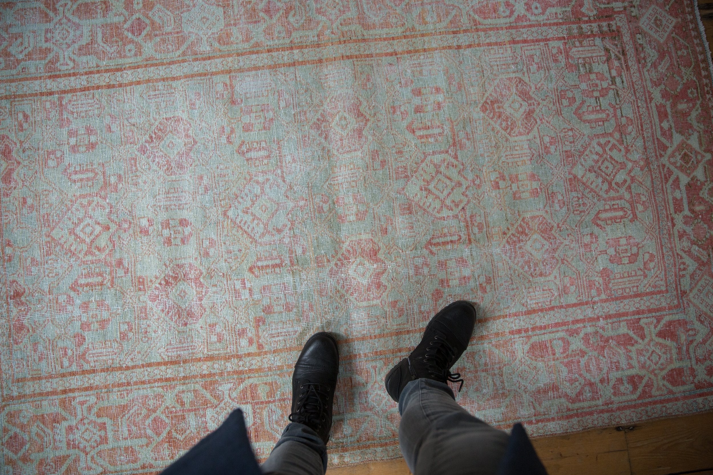 4x6.5 Vintage Fine Mahal Rug - Image 2