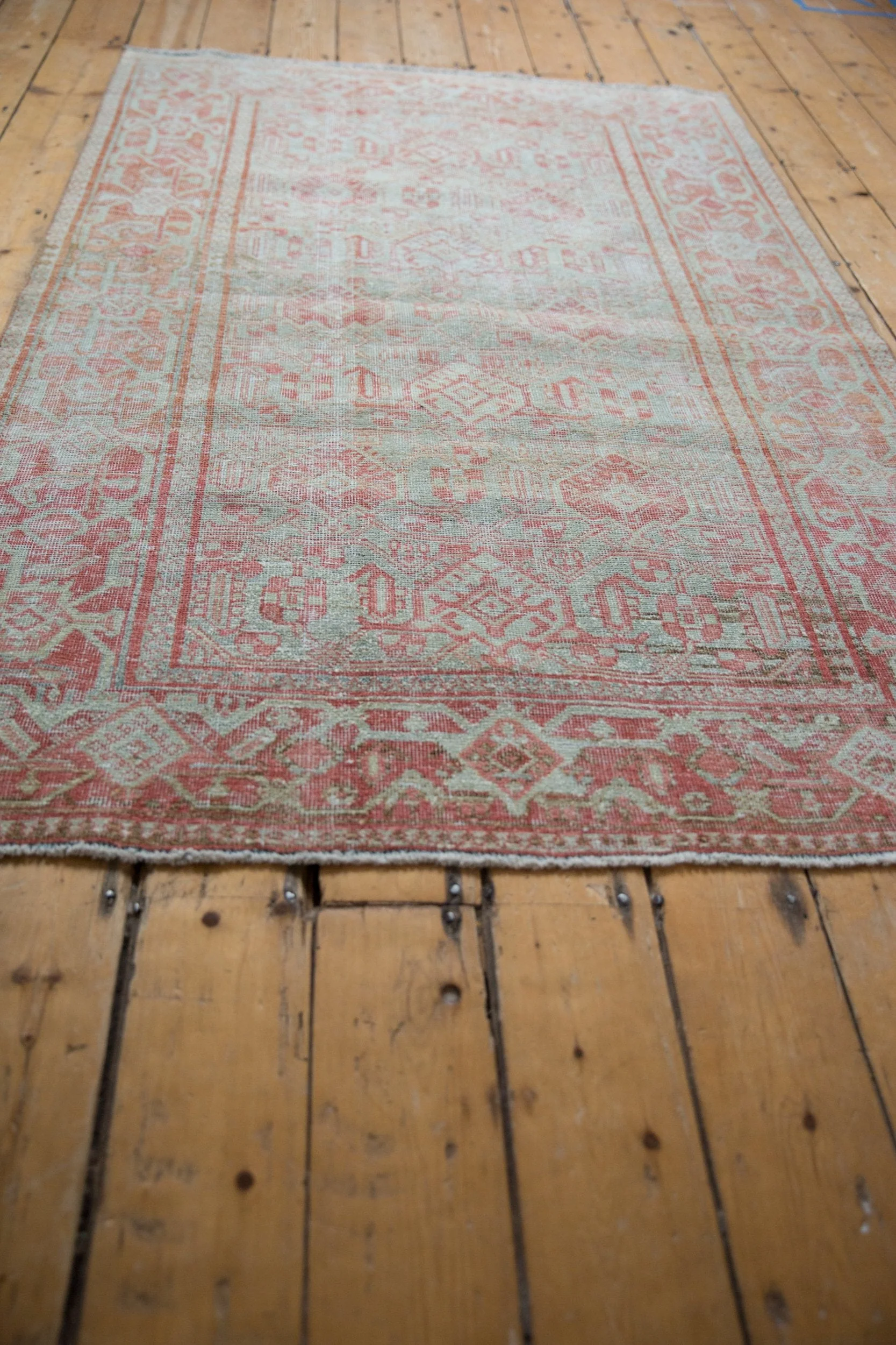 4x6.5 Vintage Fine Mahal Rug - Image 3