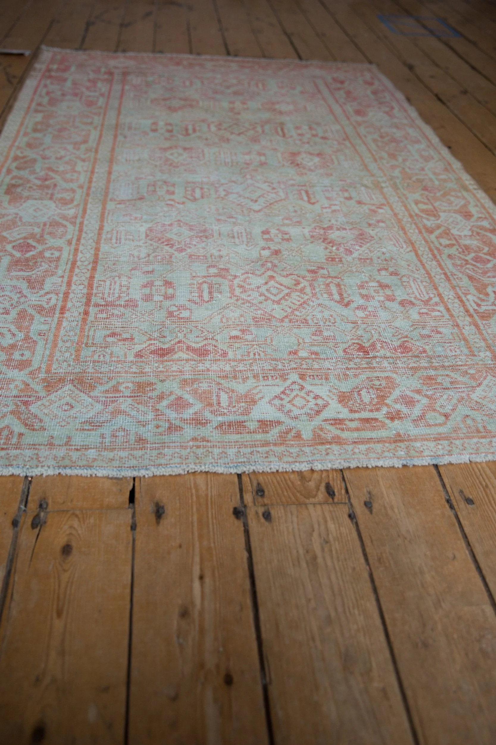 4x6.5 Vintage Fine Mahal Rug - Image 6