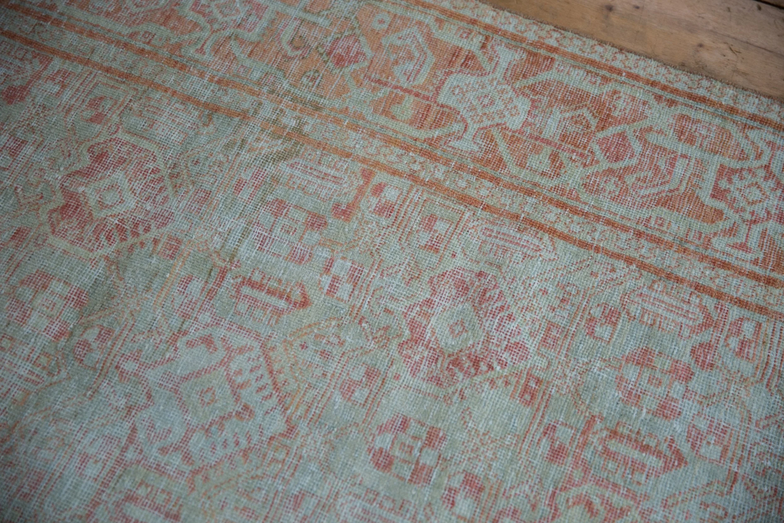 4x6.5 Vintage Fine Mahal Rug - Image 8