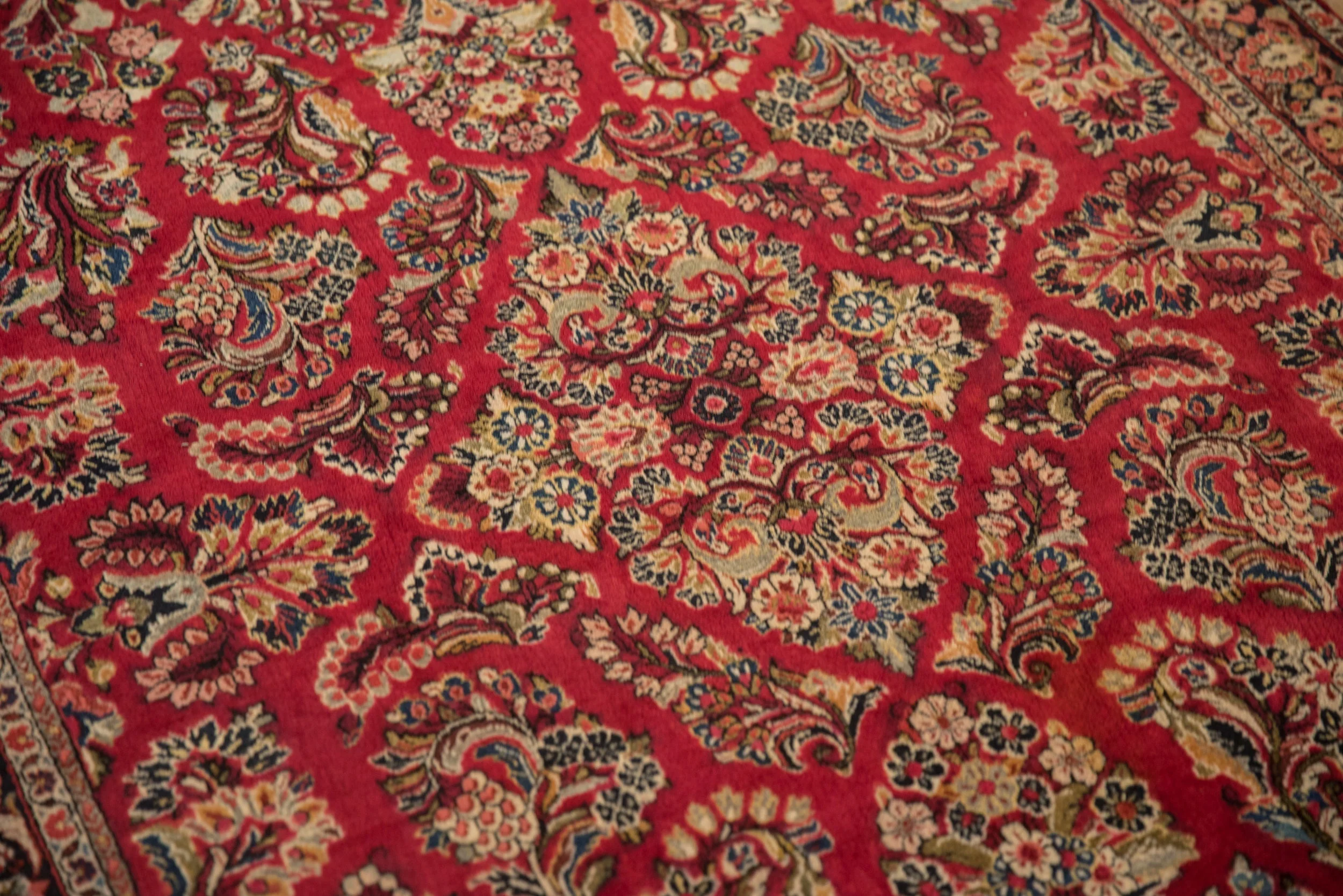 4x6.5 Vintage German Sarouk Rug - Image 10