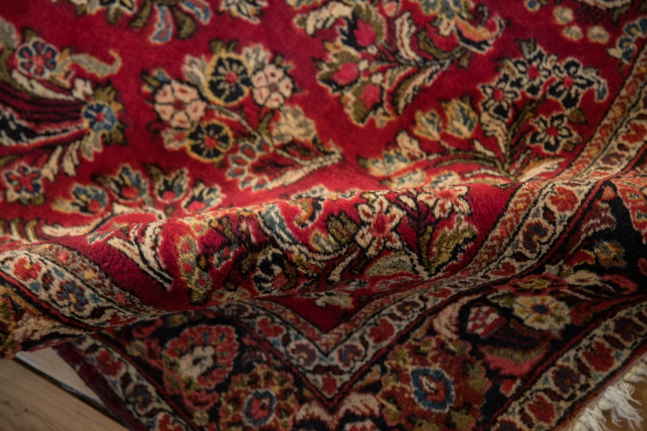 4x6.5 Vintage German Sarouk Rug - Image 11