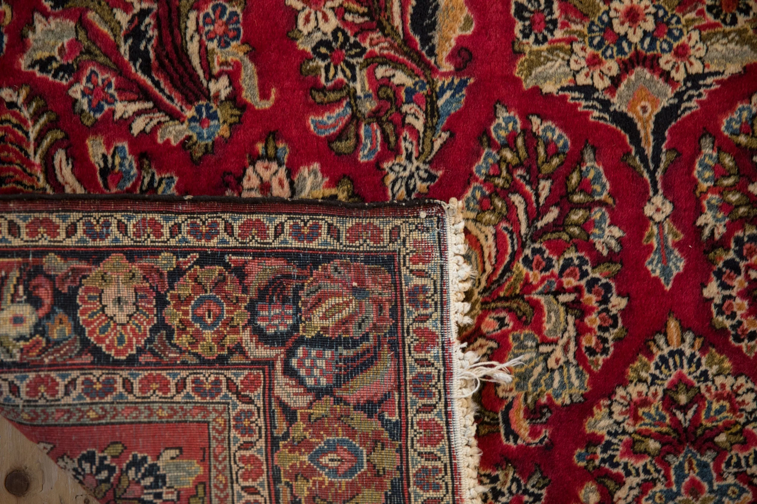 4x6.5 Vintage German Sarouk Rug - Image 12